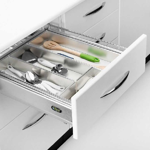 Olive Aluminium Cutlery Basket (Platinum Series) - 1