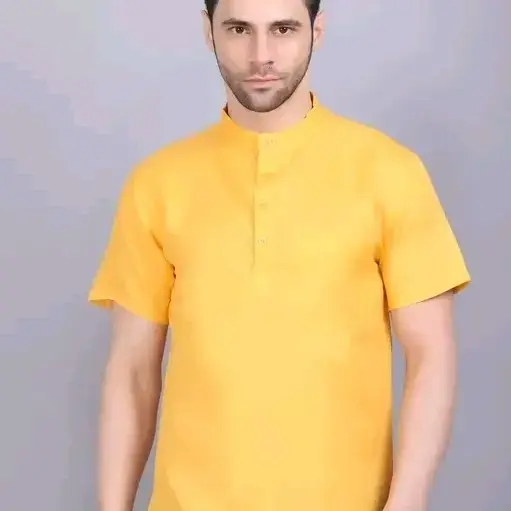 Buy Cotton Khadi Shirts online at best price SWARANJALI COLLECTIONS