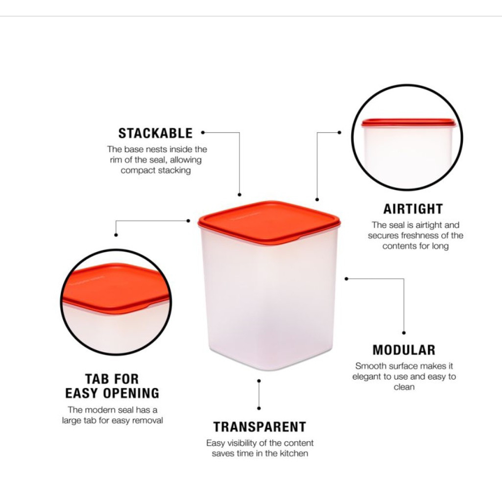 Achyuta Tuperware kitchenware-Smart storer,5.4L