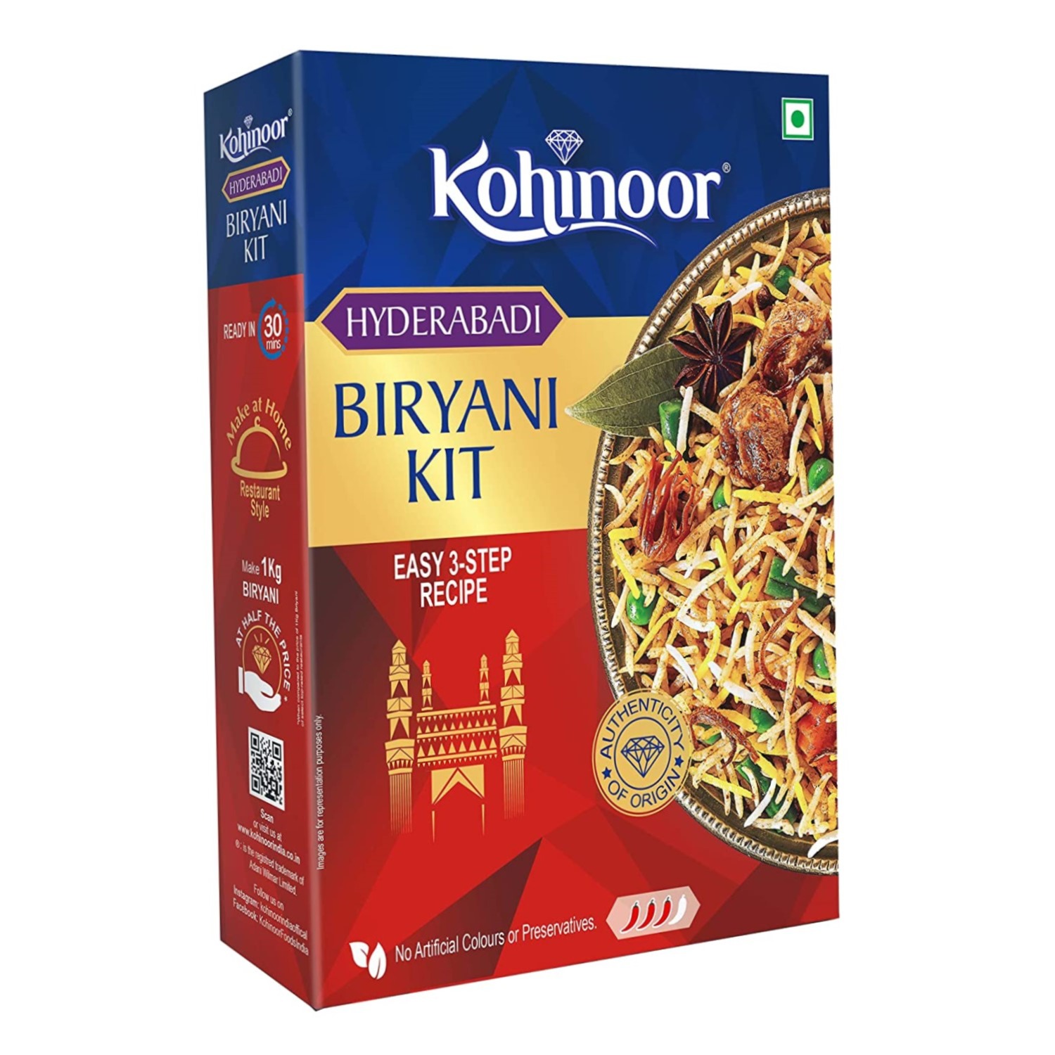 Order Kohinoor Hyderabadi Biryani Kit Online From Jay Foods Pune Order Kohinoor Hyderabadi Biryani Kit Online From Jay Foods Pune