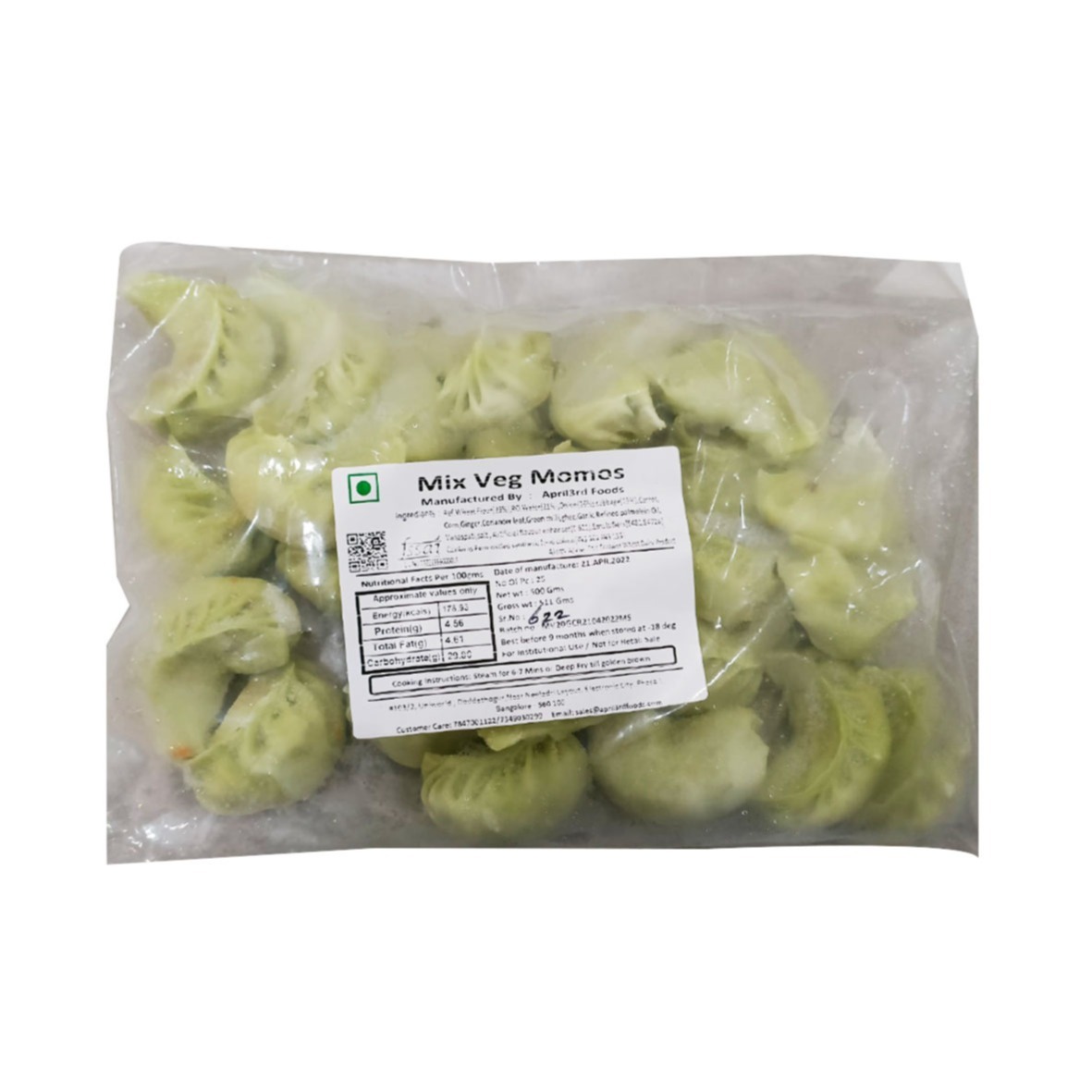 Buy Veg Momos 500Gm online at best price | JAY FOODS