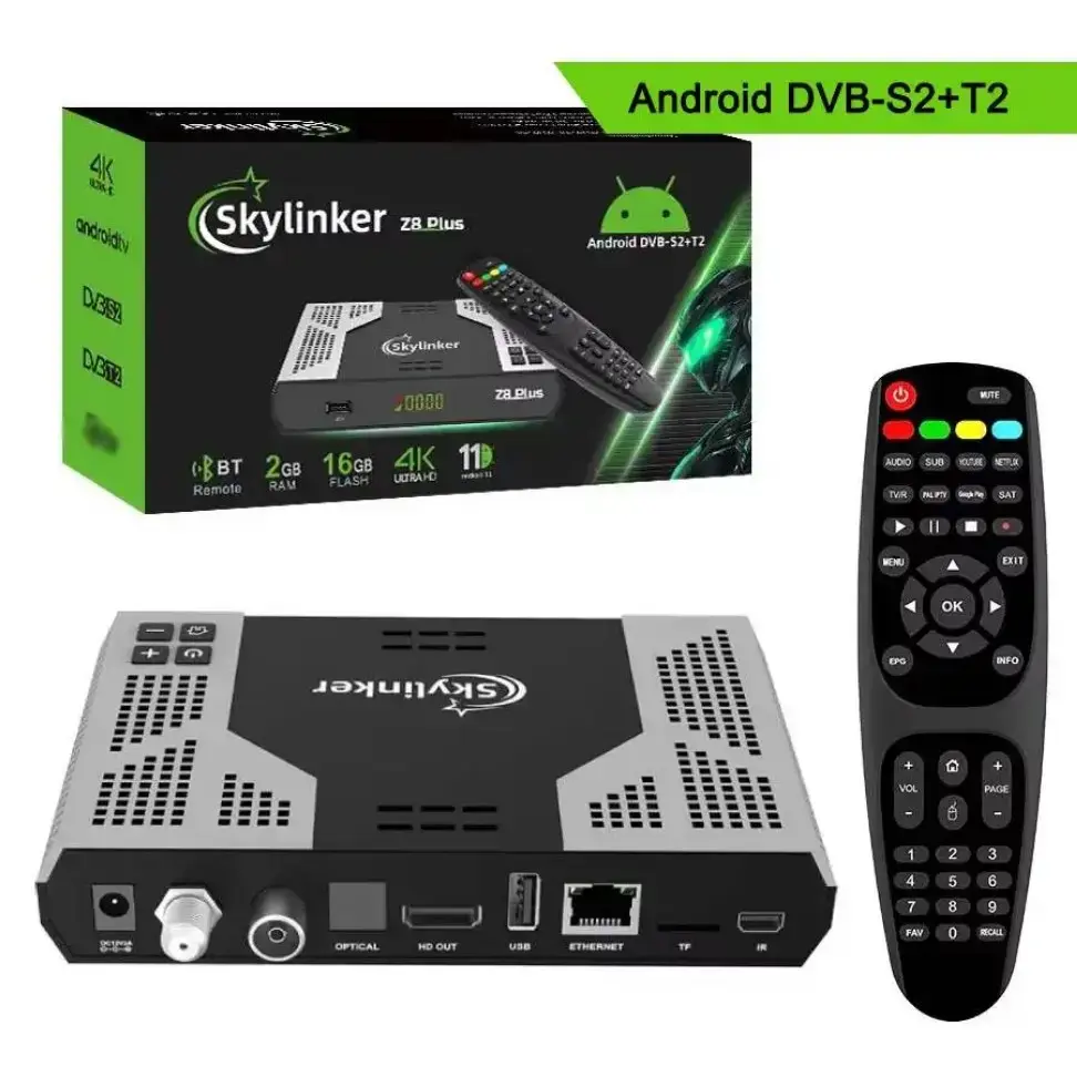 Buy Skylinker Z8 plus Hybrid Box online at best price | Sharma Dth