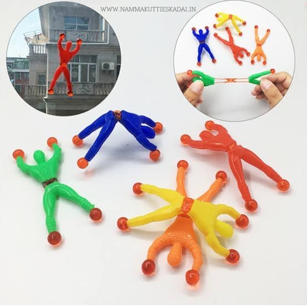 Sticky Wall Climbing Spiderman Toy (Pack of 2)