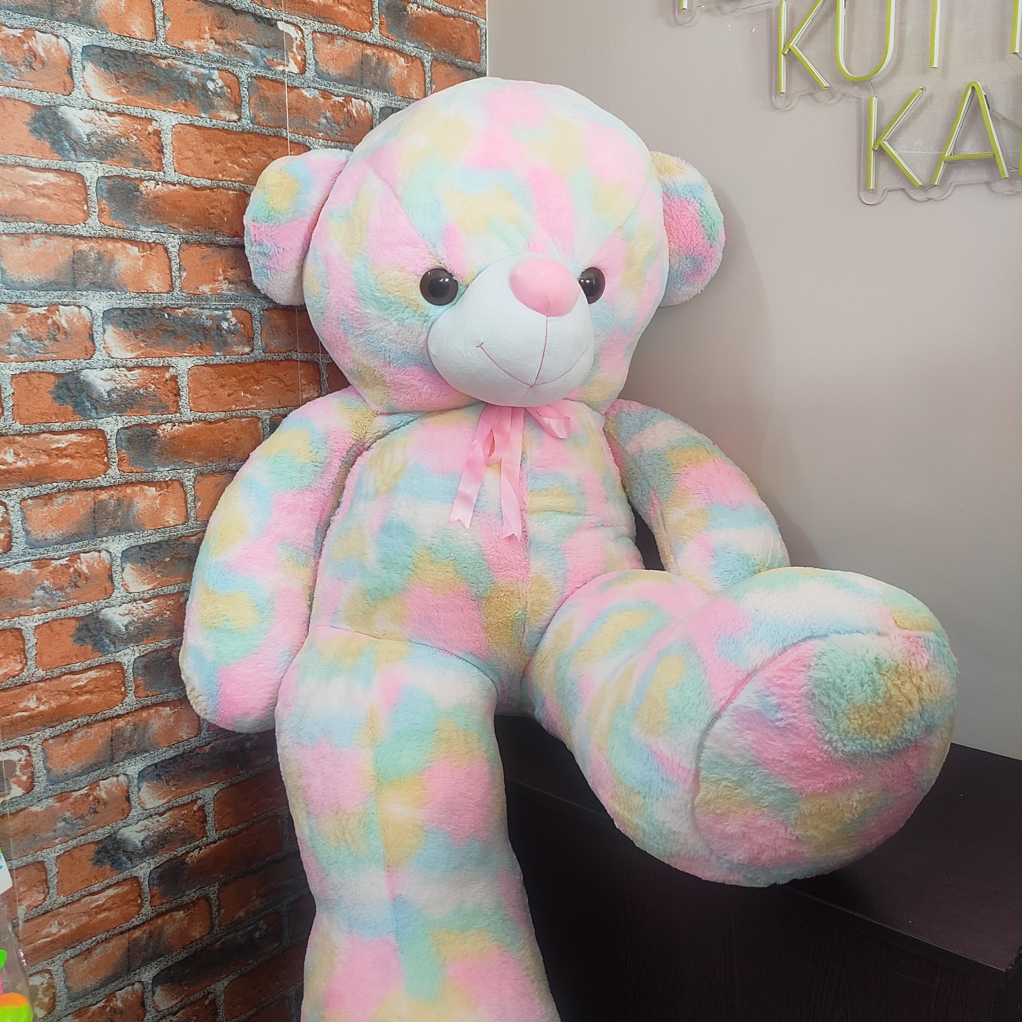 【希少】推定80's〜90'svintage teddy bear ラグマット Buy Nkk Big Rainbow Teddy Bear online at best price | Namma