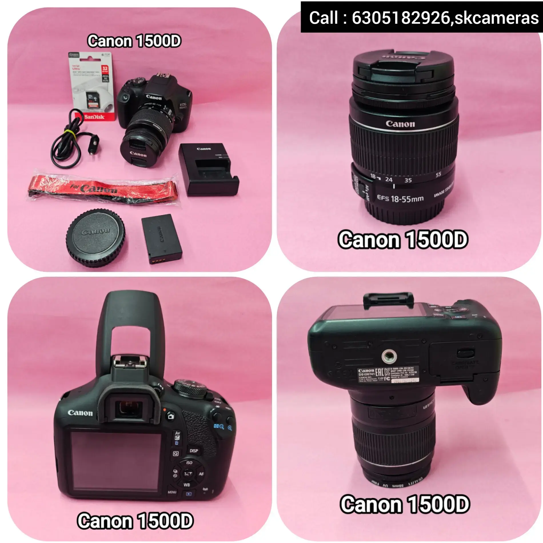 Canon 1500D – Best Entry-Level DSLR camera with 18-55mm Lens