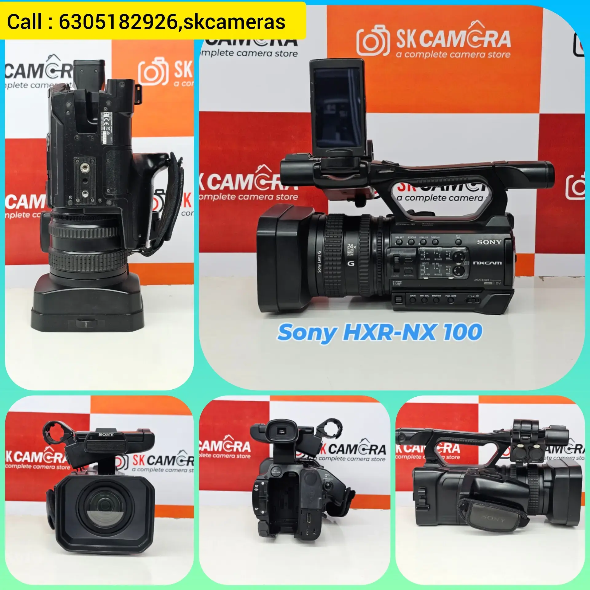 Buy Sony HXR-NX100 Professional Full HD NXCAM Camcorder –