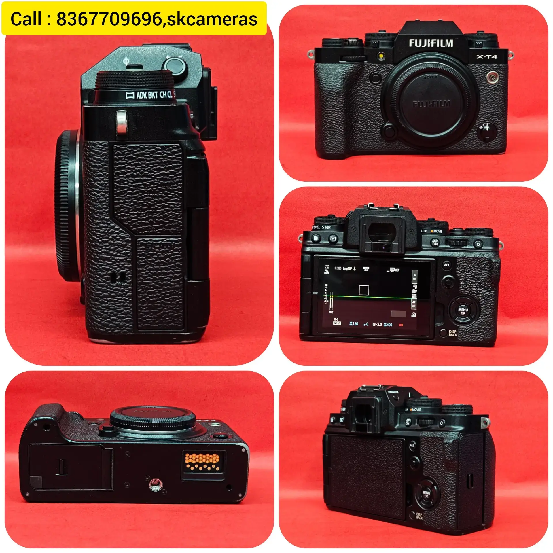 Buy Fujifilm X-T4 Mirrorless Camera Body – APS-C, 4K Video