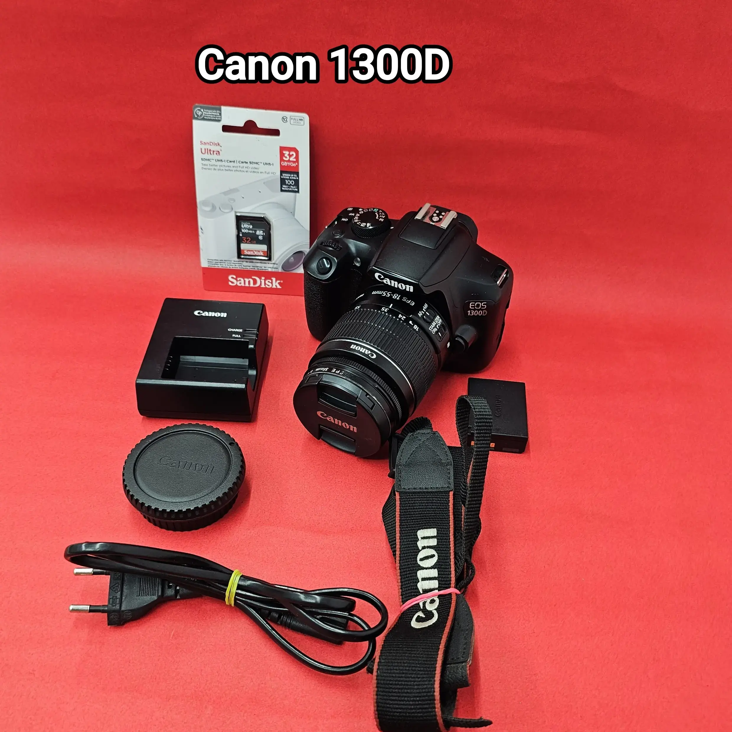 Canon EOS 1300D DSLR Camera with 18-55mm Lens – Perfect for Beginners 