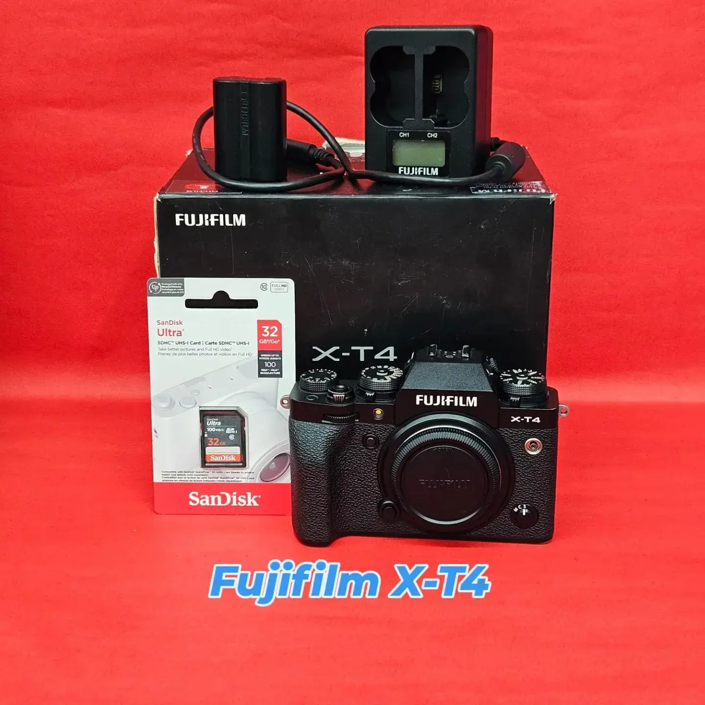 Fujifilm X-T4 Mirrorless Camera Body – APS-C, 4K Video, IBIS (With 