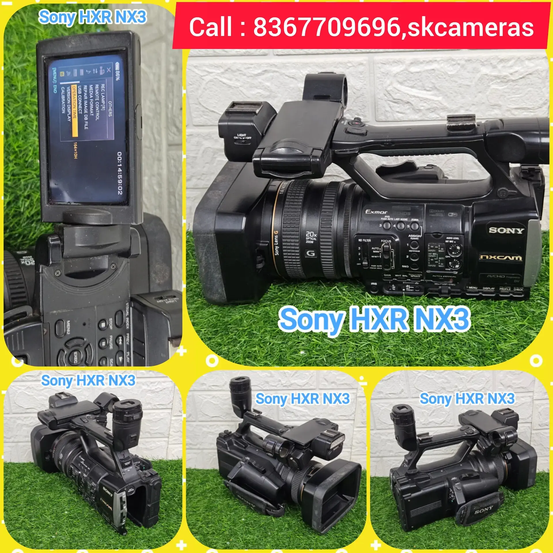 Sony 業務用ビデオカメラ HXR-NX3 NXCAMカムコーダーSONYHXR-NX3