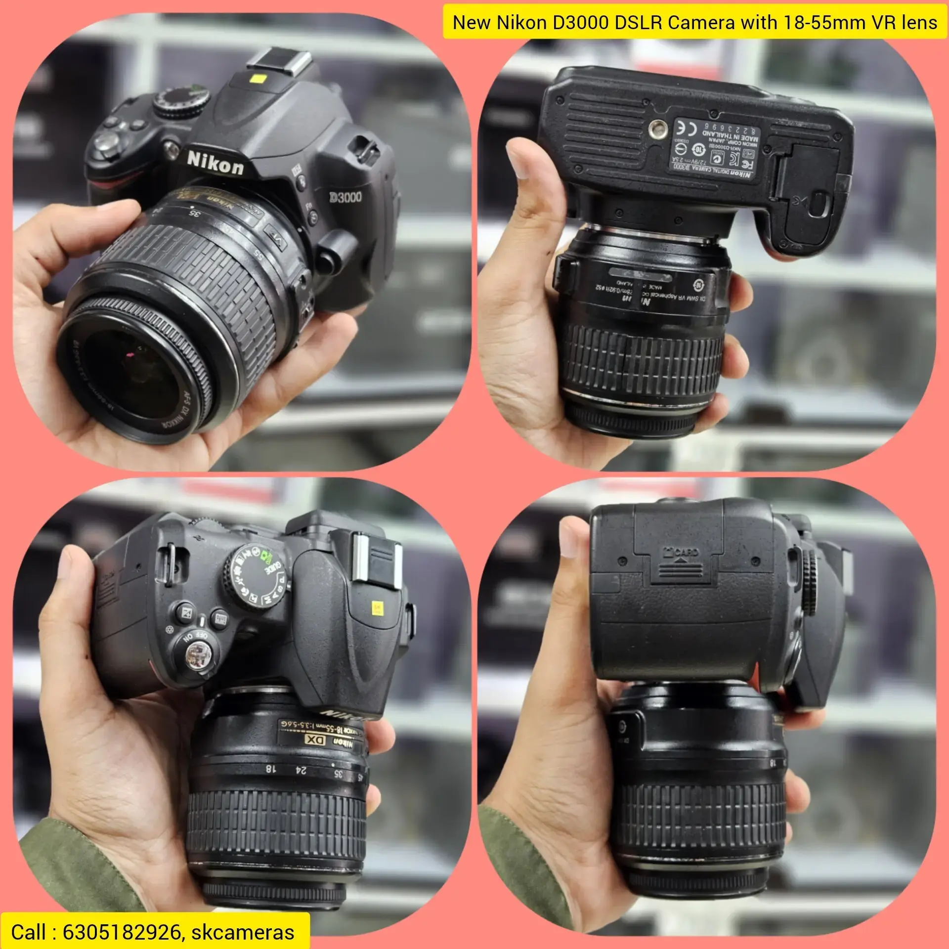 NIKON D3000 18-55 VR Kit
