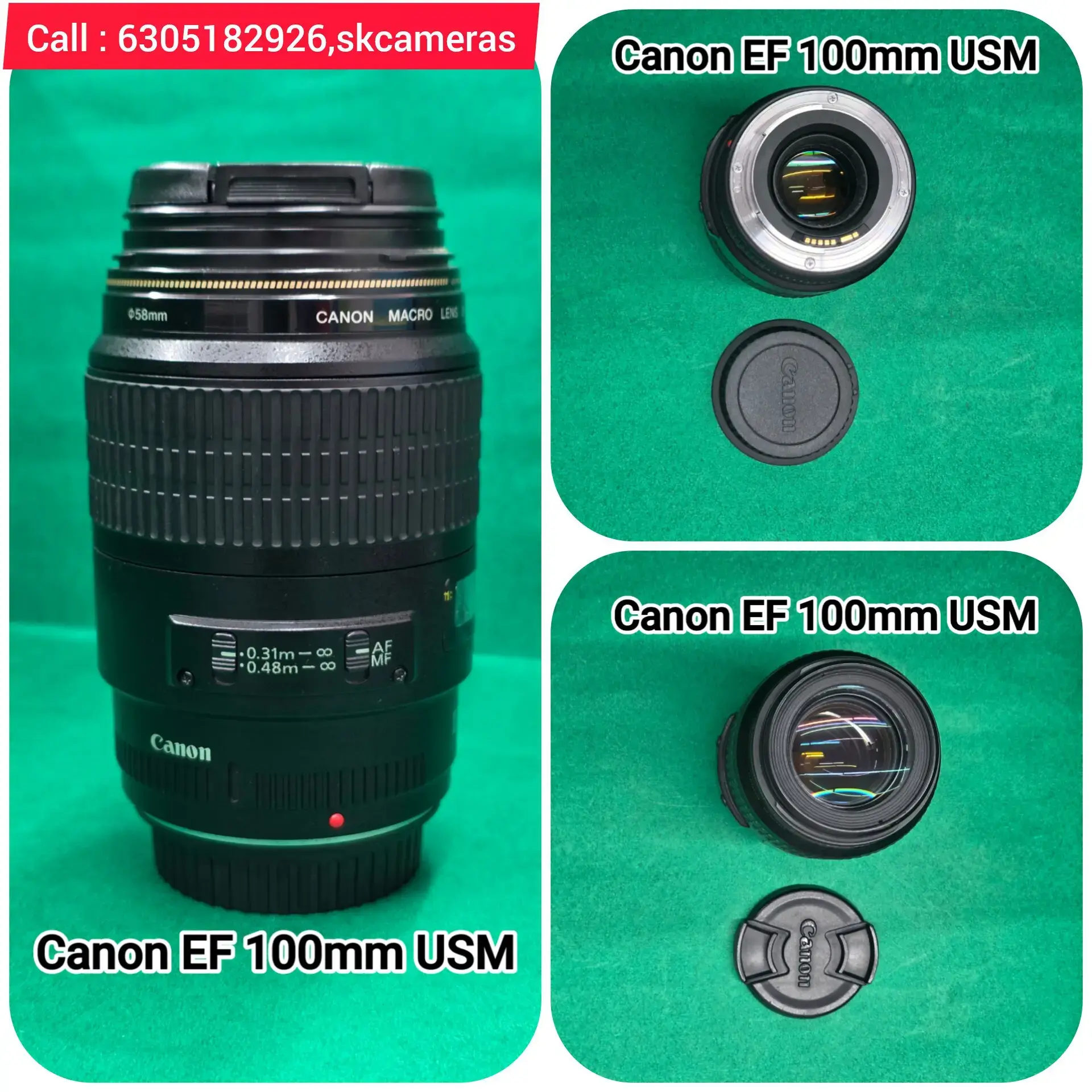 Buy Canon EF 100mm f/2.8 – High-Performance Macro Lens for EF