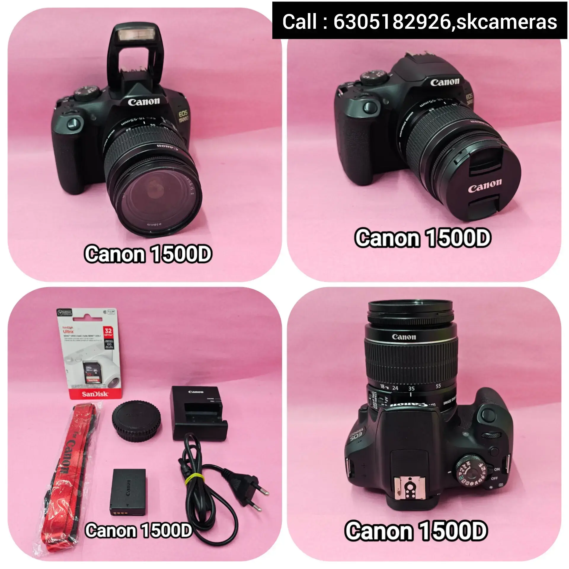 Buy Canon 1500D – Best Entry-Level DSLR camera with 18-55mm Lens