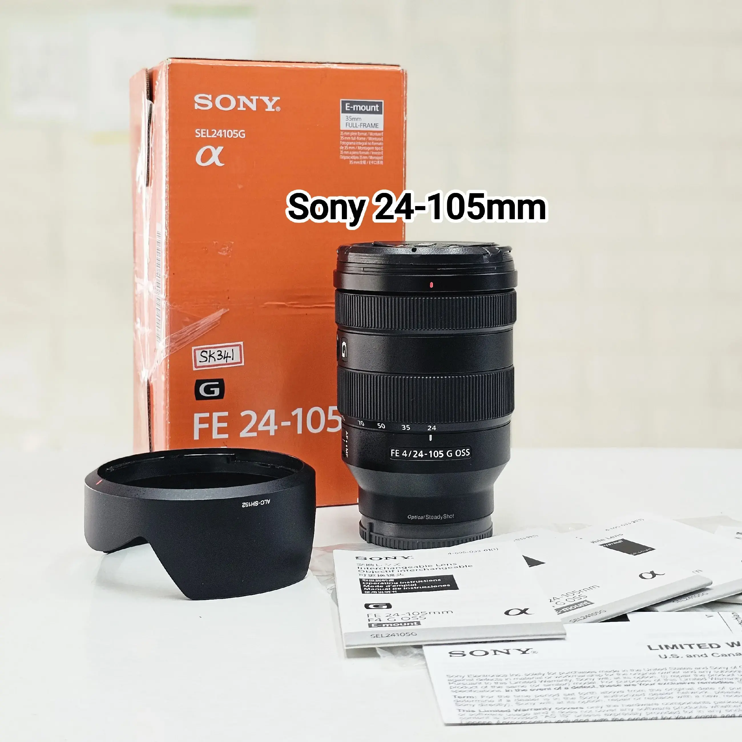 Buy Sony E-Mount FE 24-105mm F4 G OSS Full-frame New Box piece