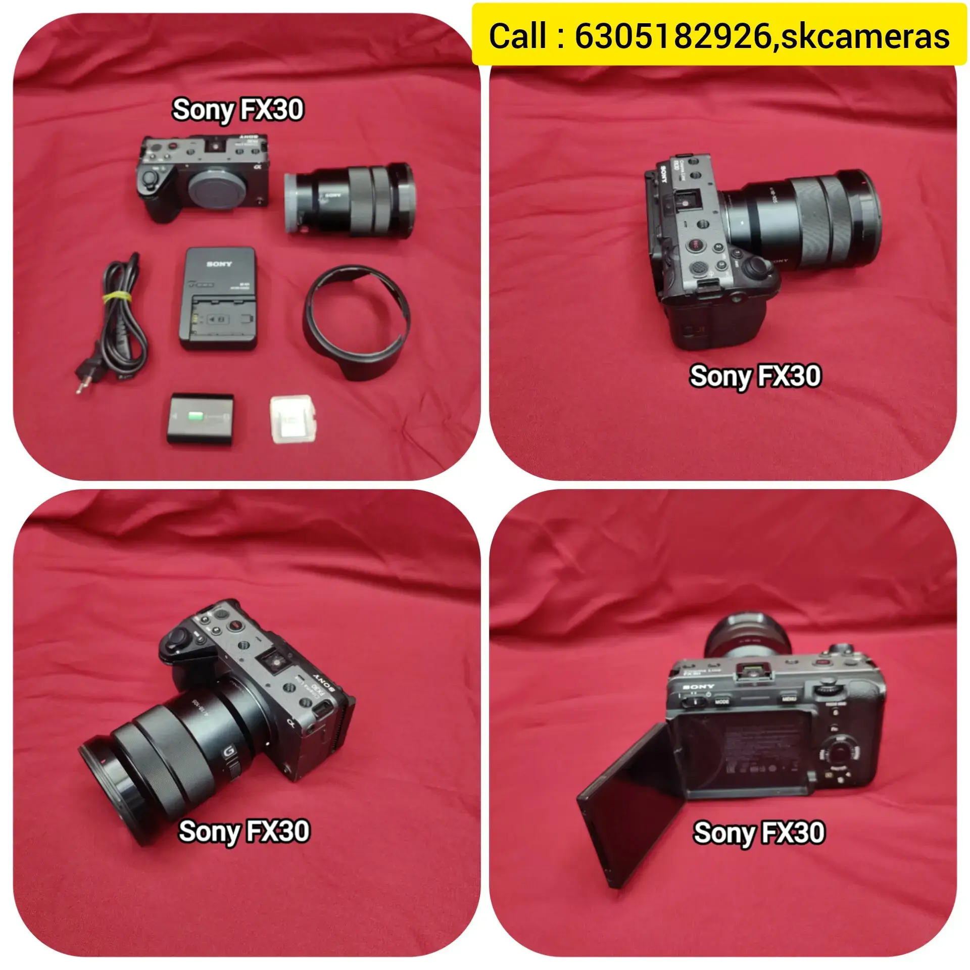 Buy Sony Cinema Line FX30 & 18-105mm f4 lens Super 35 Camera