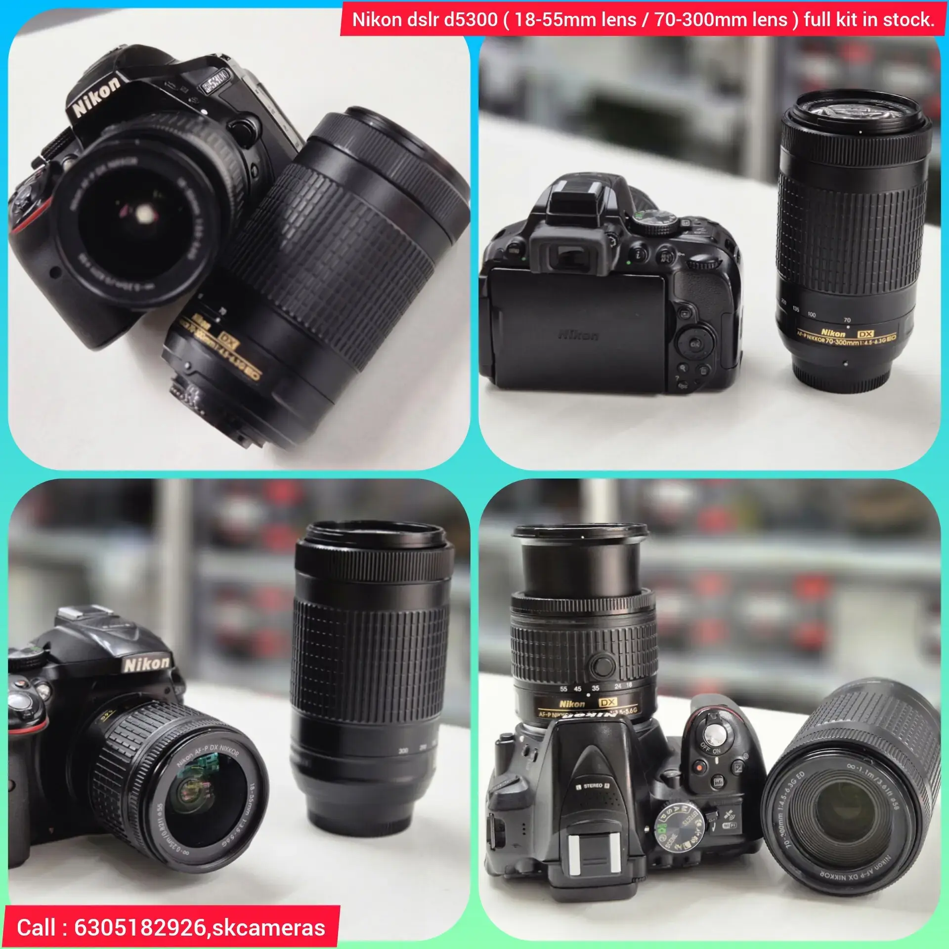 Second Hand Canon D5300 Price Used Nikon D5300 DSLR With 18-55mm