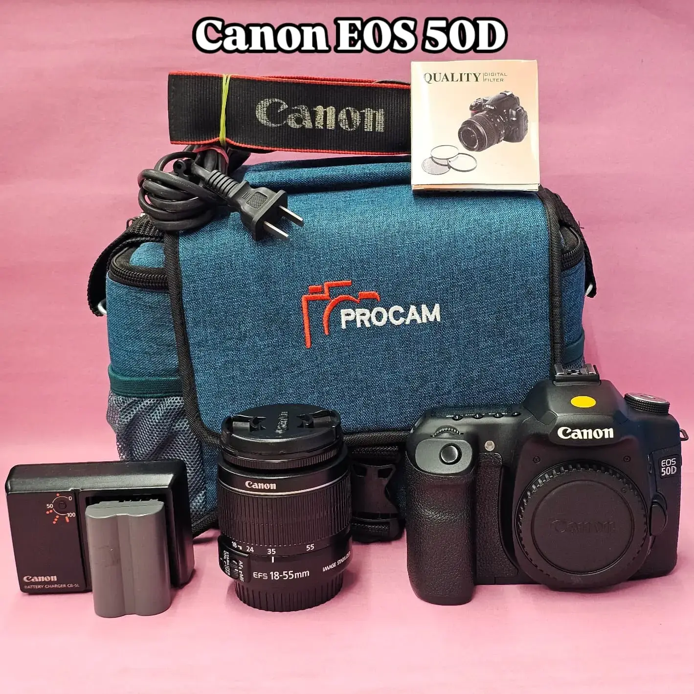 Canon EOS50D/EFS 18-55mm (良品） Buy Canon EOS 50D DSLR Camera Kit with EF-S 18-55mm IS Lens – 15.1