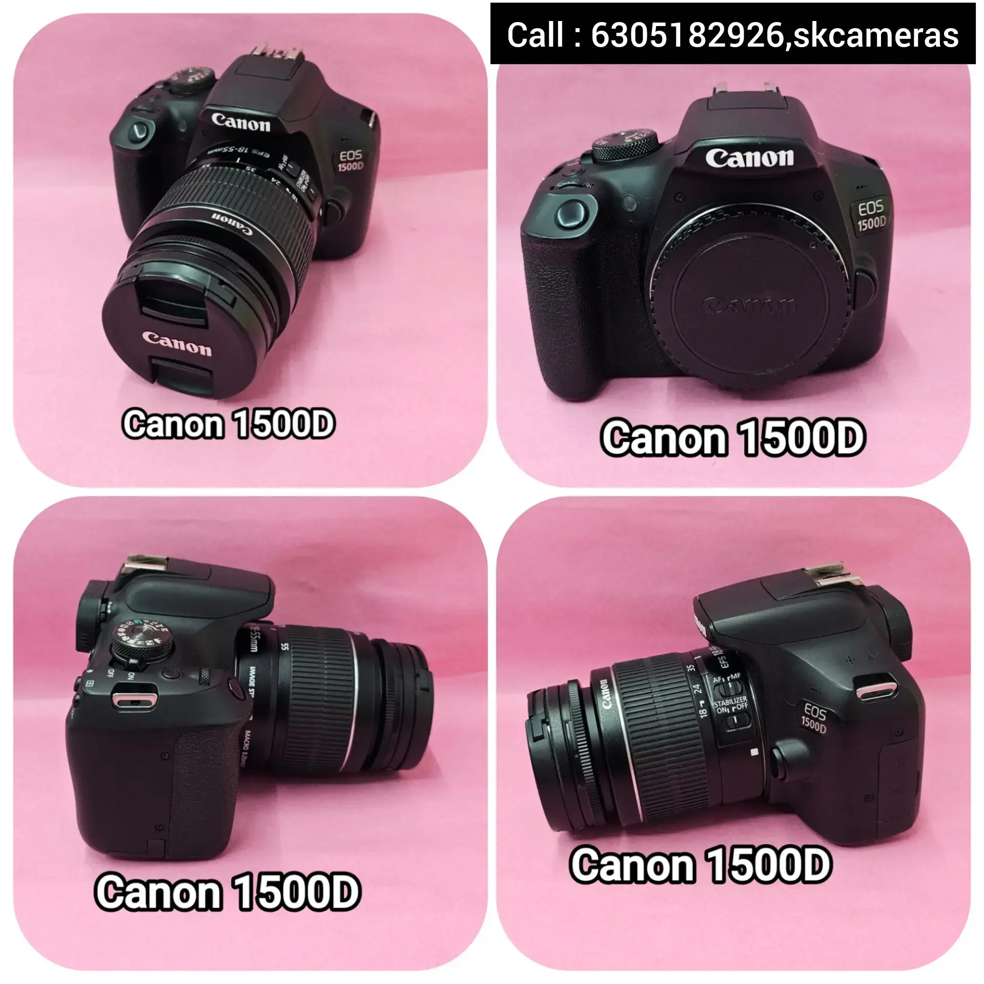 Canon 1500D – Best Entry-Level DSLR camera with 18-55mm Lens