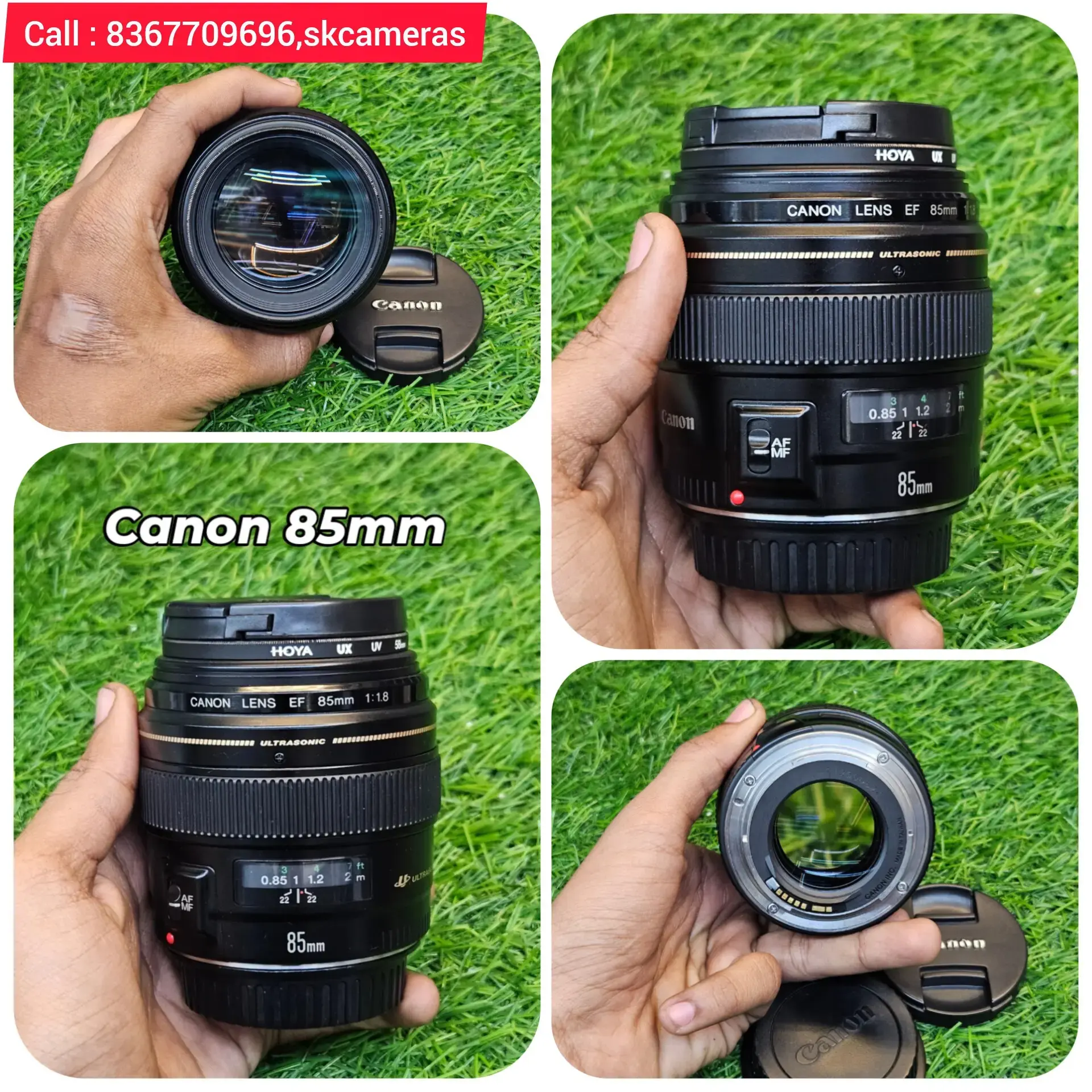 Buy Canon EF 85mm USM Lens – Fast Prime Portrait Lens for