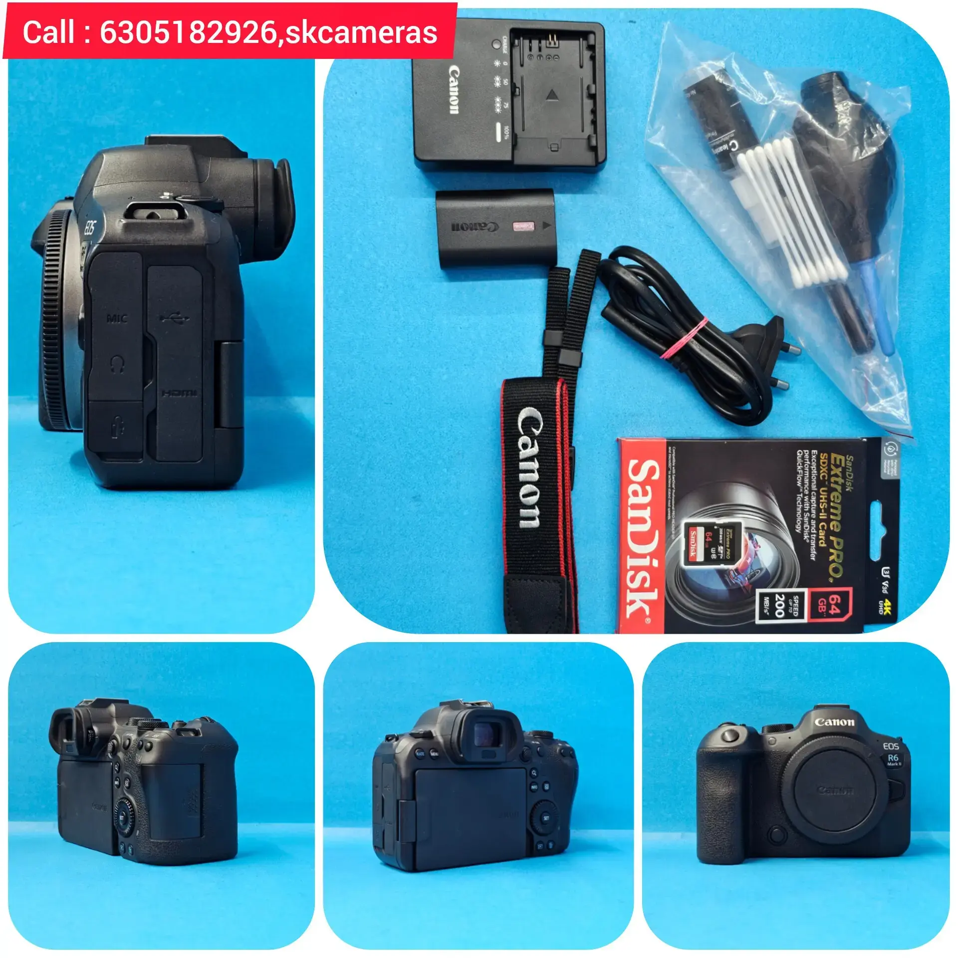 Canon EOS R6 Mark II Body – Professional Mirrorless Camera with Original  Box