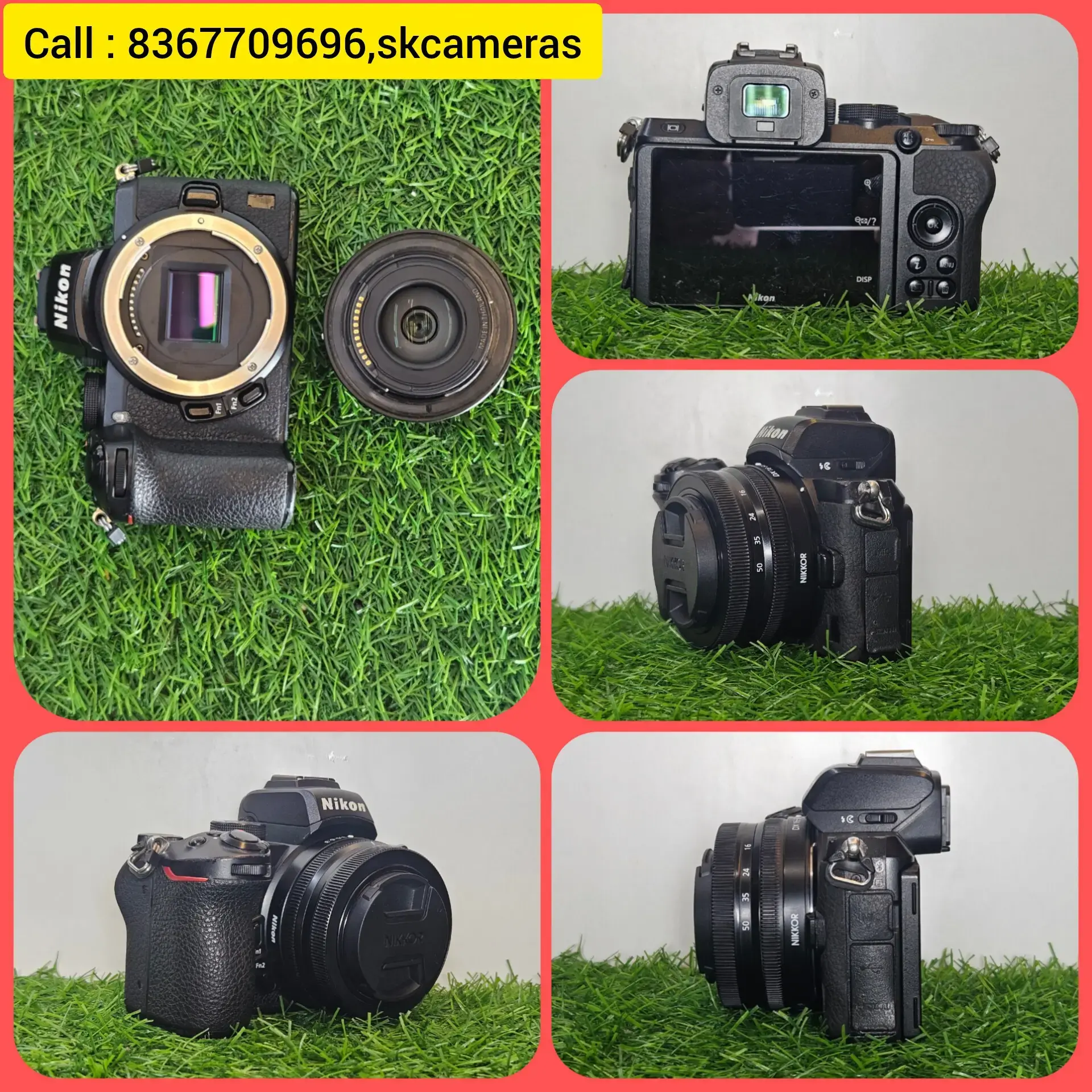 Nikon Z50 Mirrorless Camera with 16-50mm Lens – 4K UHD Video  Compact Lightweight Design