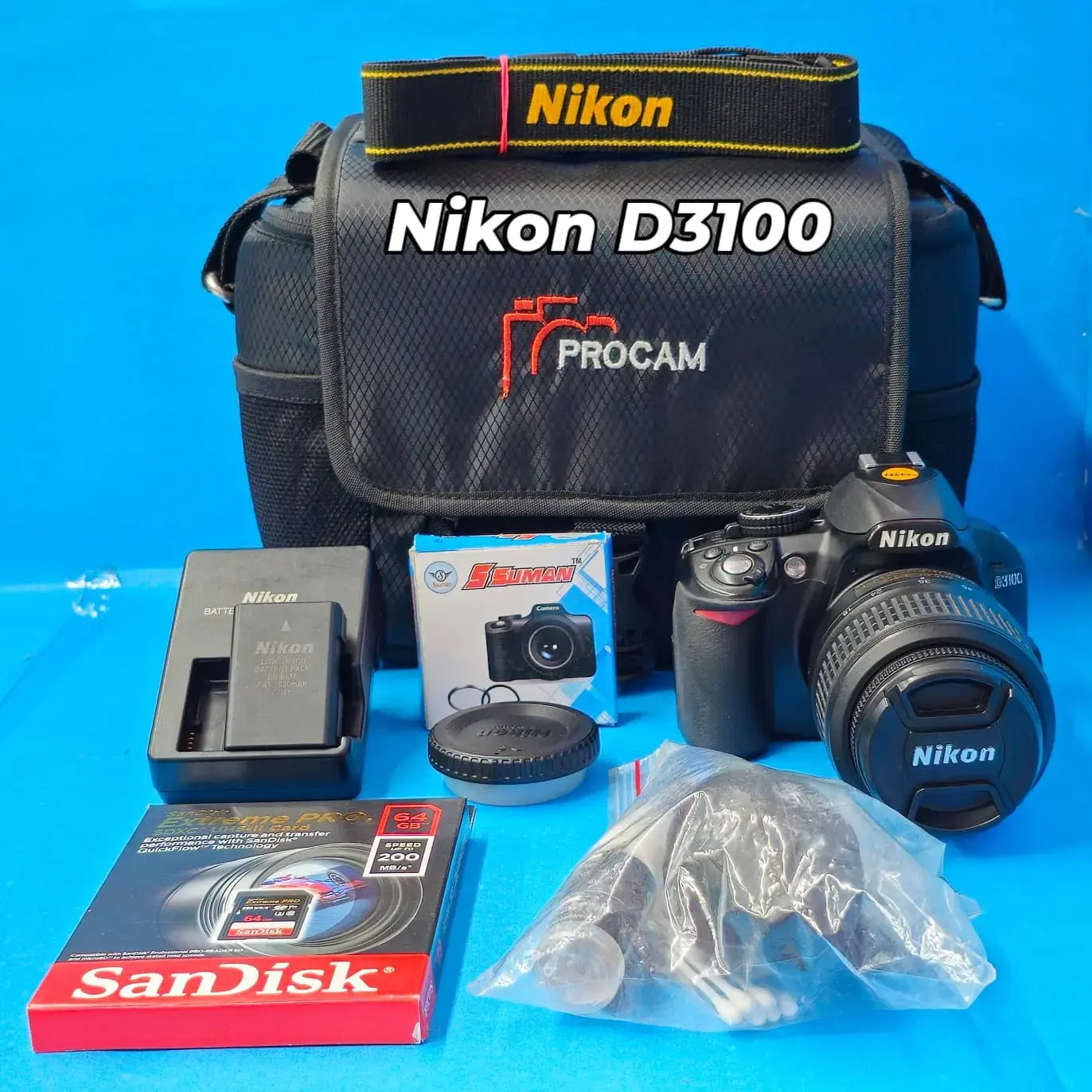 Nikon D3100 with DX AF-S 18-55mm Lens – Lightweight DSLR for Everyday  Photography SK