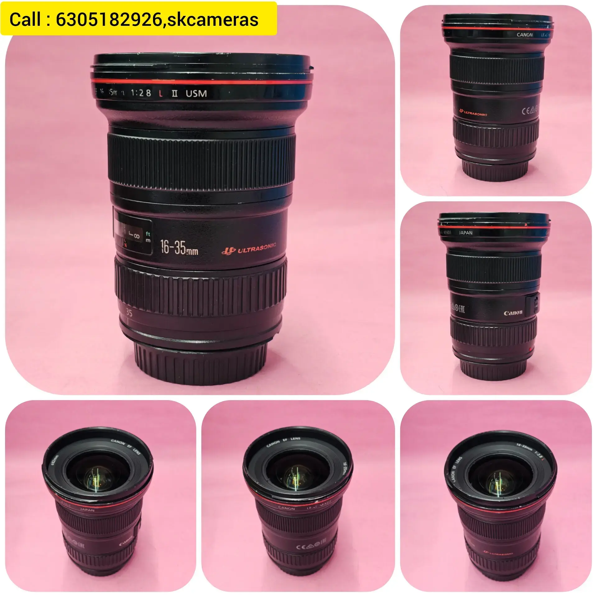 Canon EF 16-35mm II USM Lens – Professional Ultra-Wide Angle Zoom  Lens for Canon DSLR