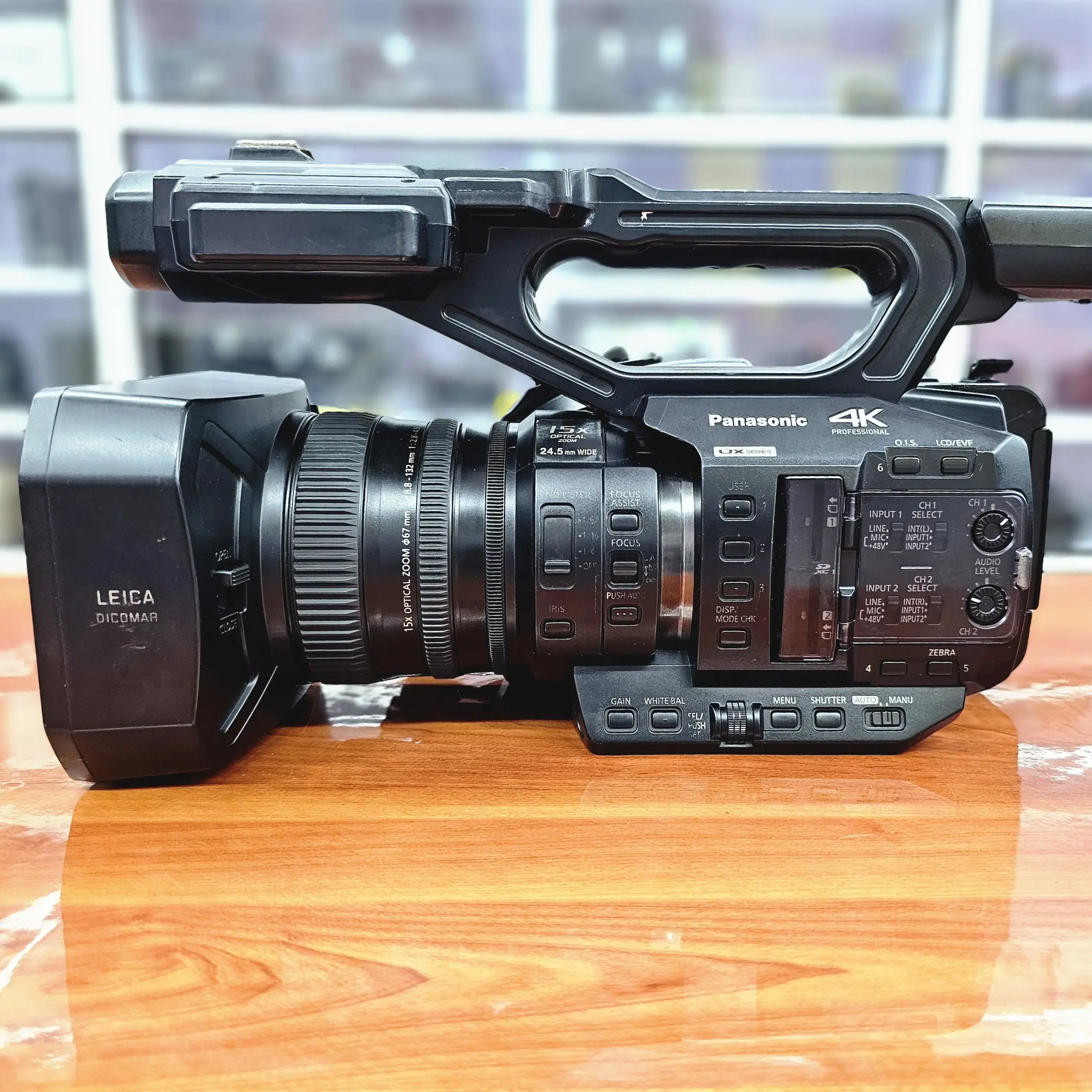 Panasonic AG-UX90 4K Professional Camcorder – UHD/Full HD Video Camera with  15x Optical