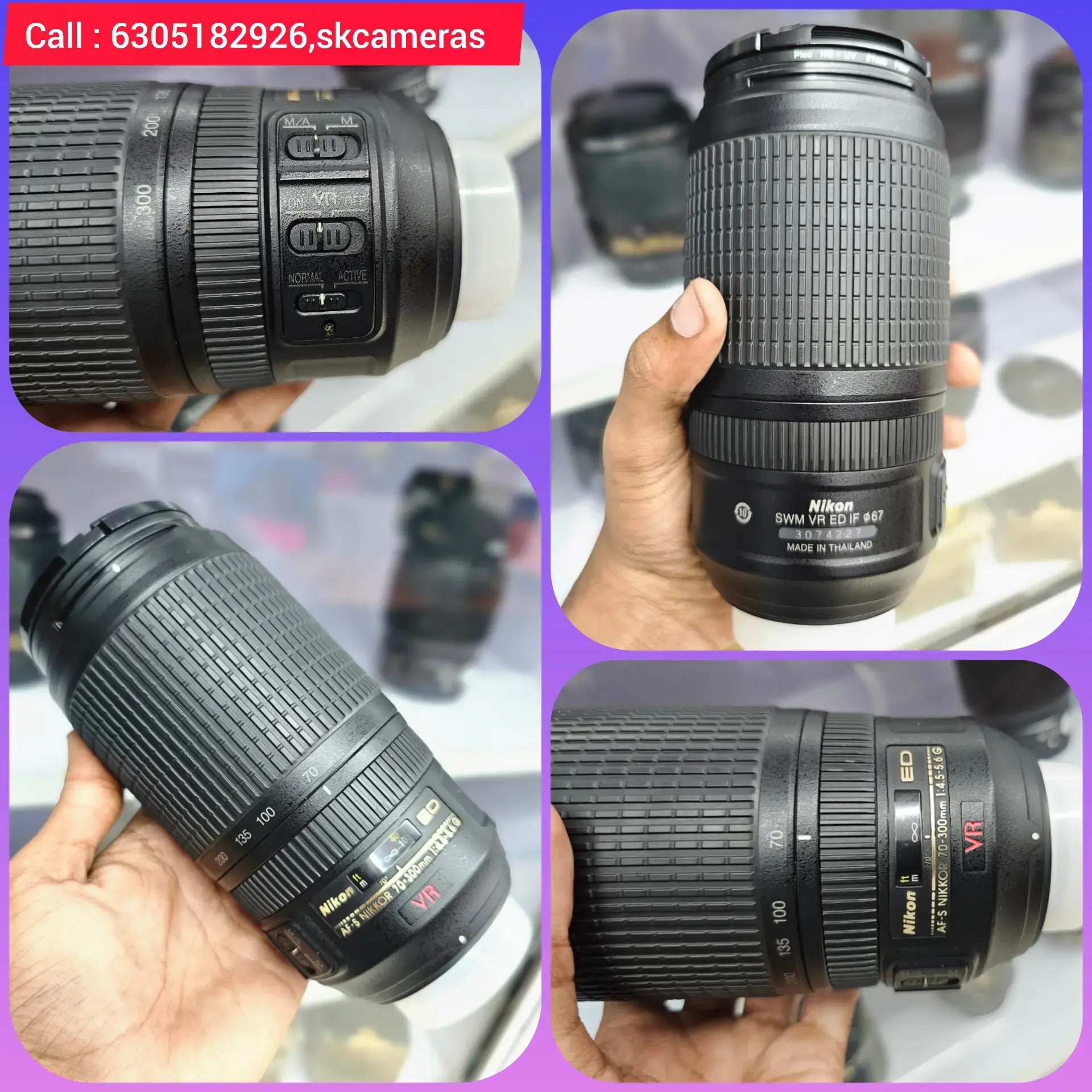 Buy Nikon ED AF-S NIKKOR 70-300mm f/4.5-5.6G IF-ED Lens