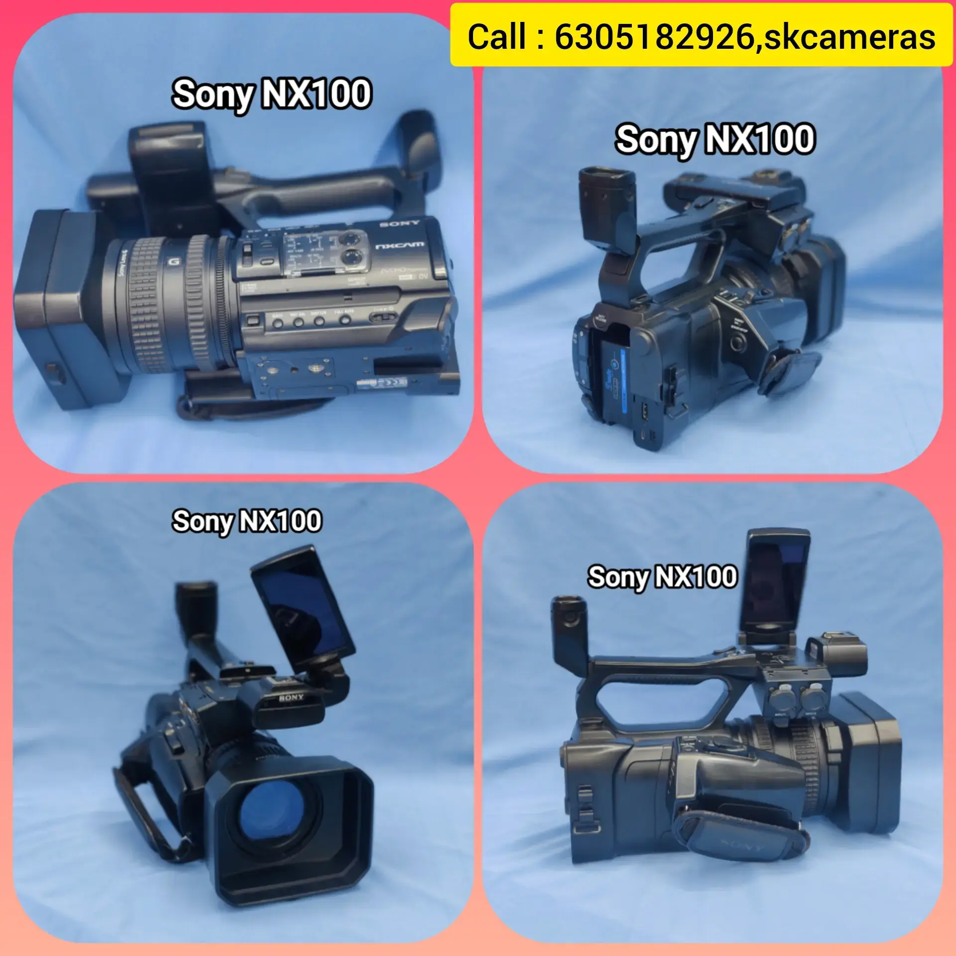 Sony NX 100 video camera full HD movie 214×10 hours used Sk6376 - Main Image