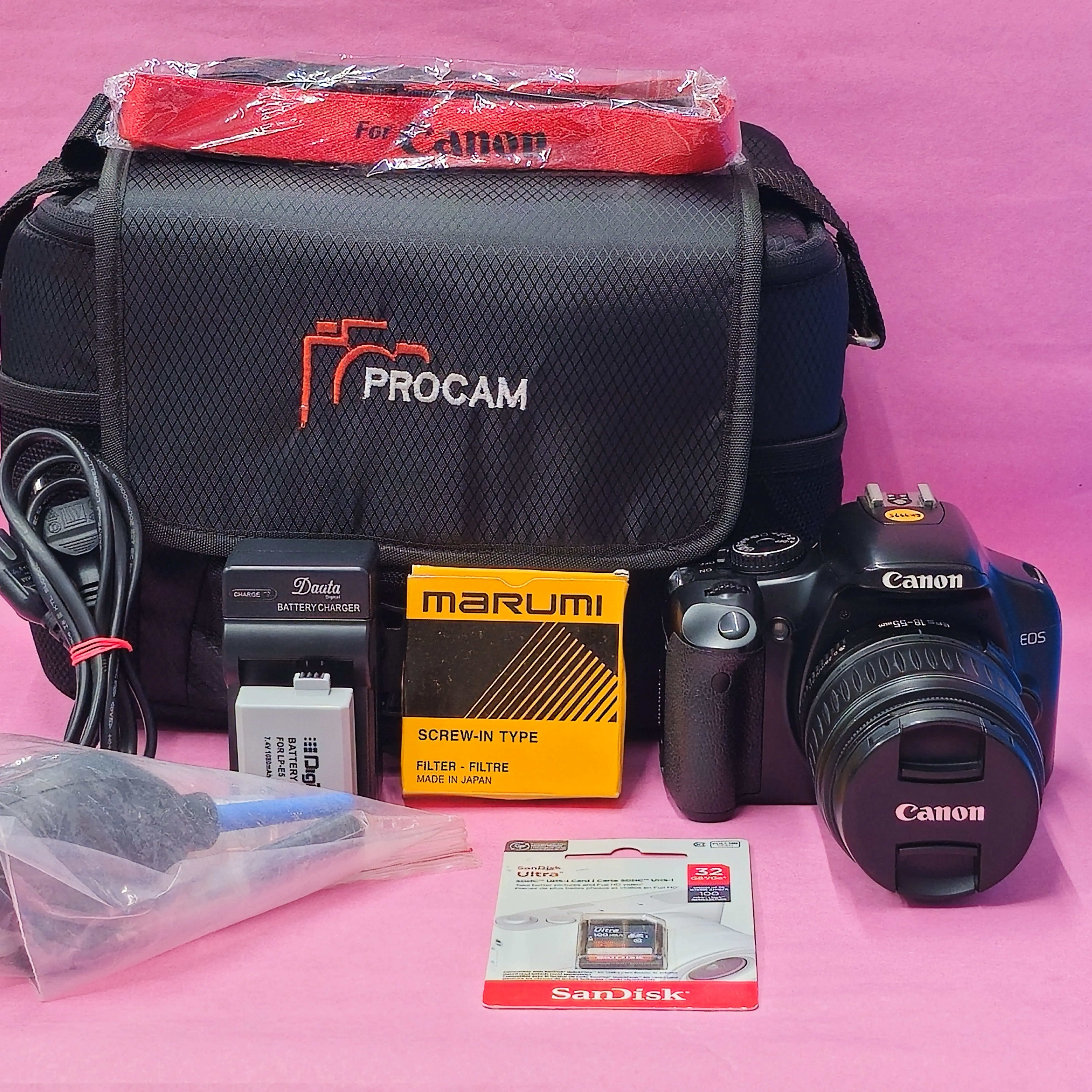 Canon EOS 450D DSLR Camera Standard Zoom Lens – Great for Beginners 