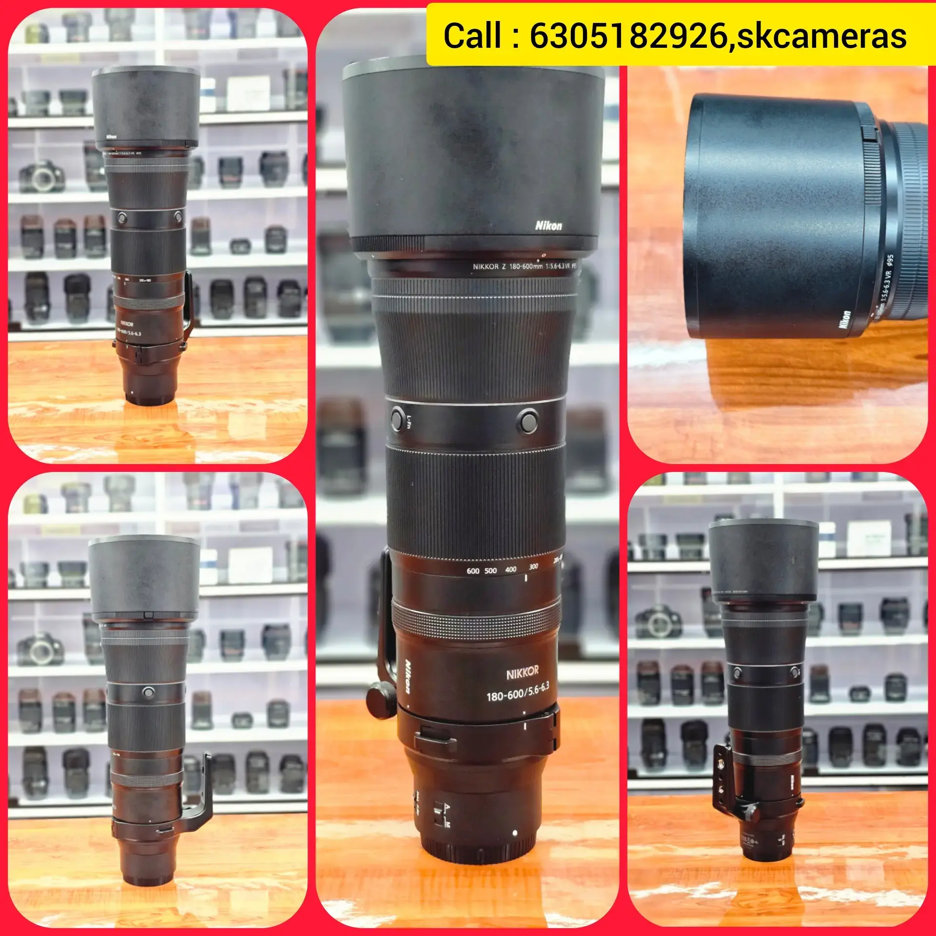 Buy Nikon NIKKOR Z 180-600mm f/5.6-6.3 VR Lens – Super Telephoto