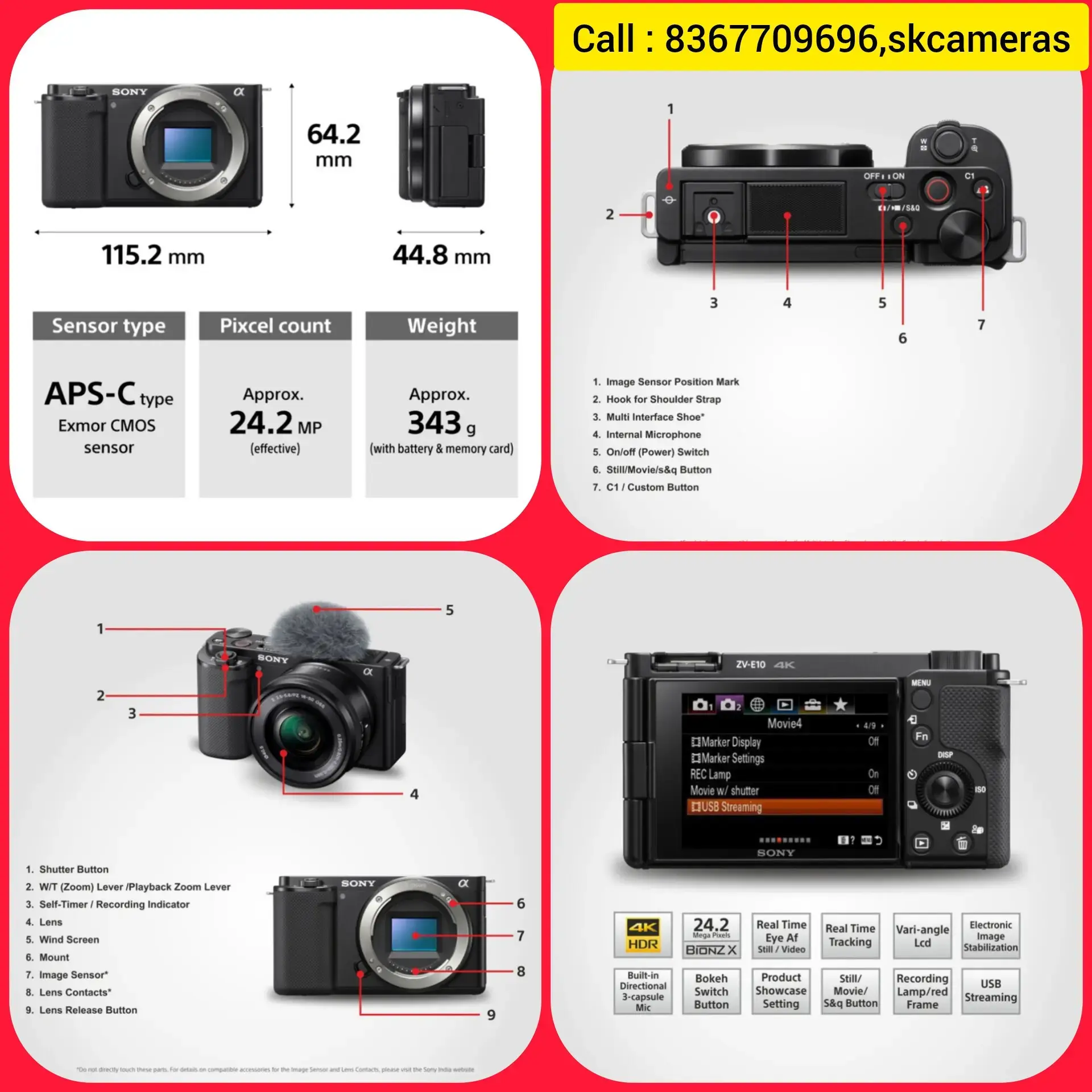 Buy Open box Sony Alpha ZV-E10L 24.2 Mega Pixel Interchangeable