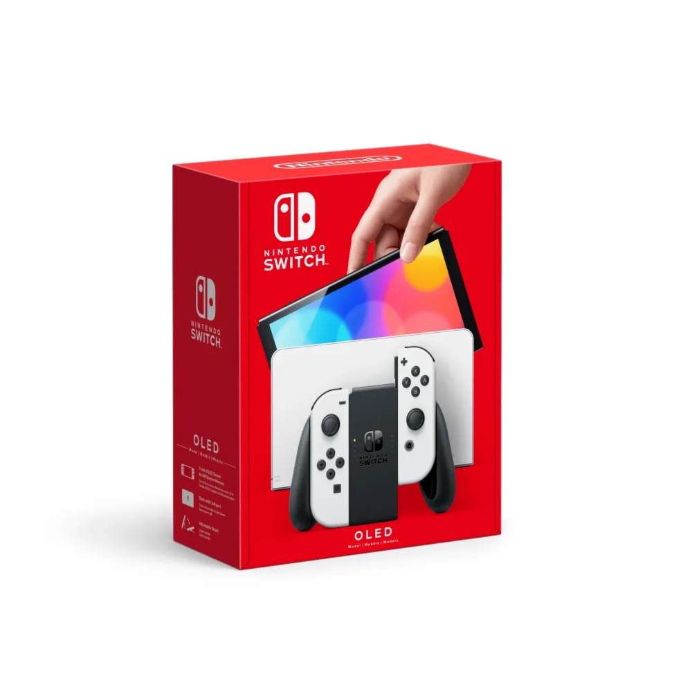 Buy Nintendo Switch OLED Model Neon Red & Blue Joycons online at