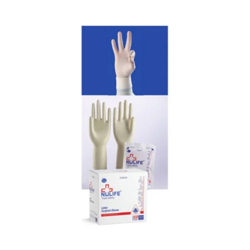 Nulife Powdered Surgical Gloves Pack Of 10 Pair Nidhi Vision