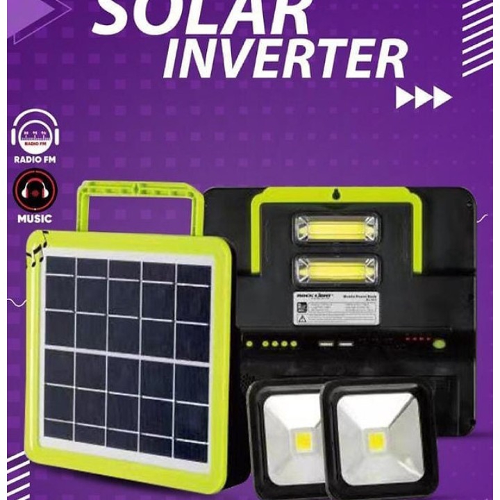 ORIGINAL BRANDED ROCK LIGHT RL-3190 SOLAR PANEL LIGHTS - 1