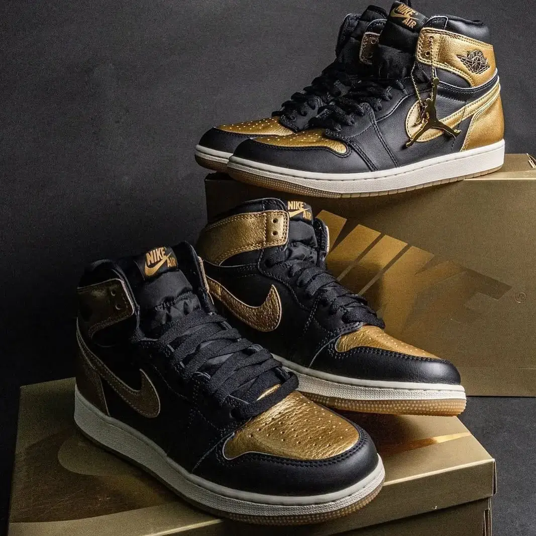 Buy Nike Air Jordan Retro High OG Black& Golden (Master