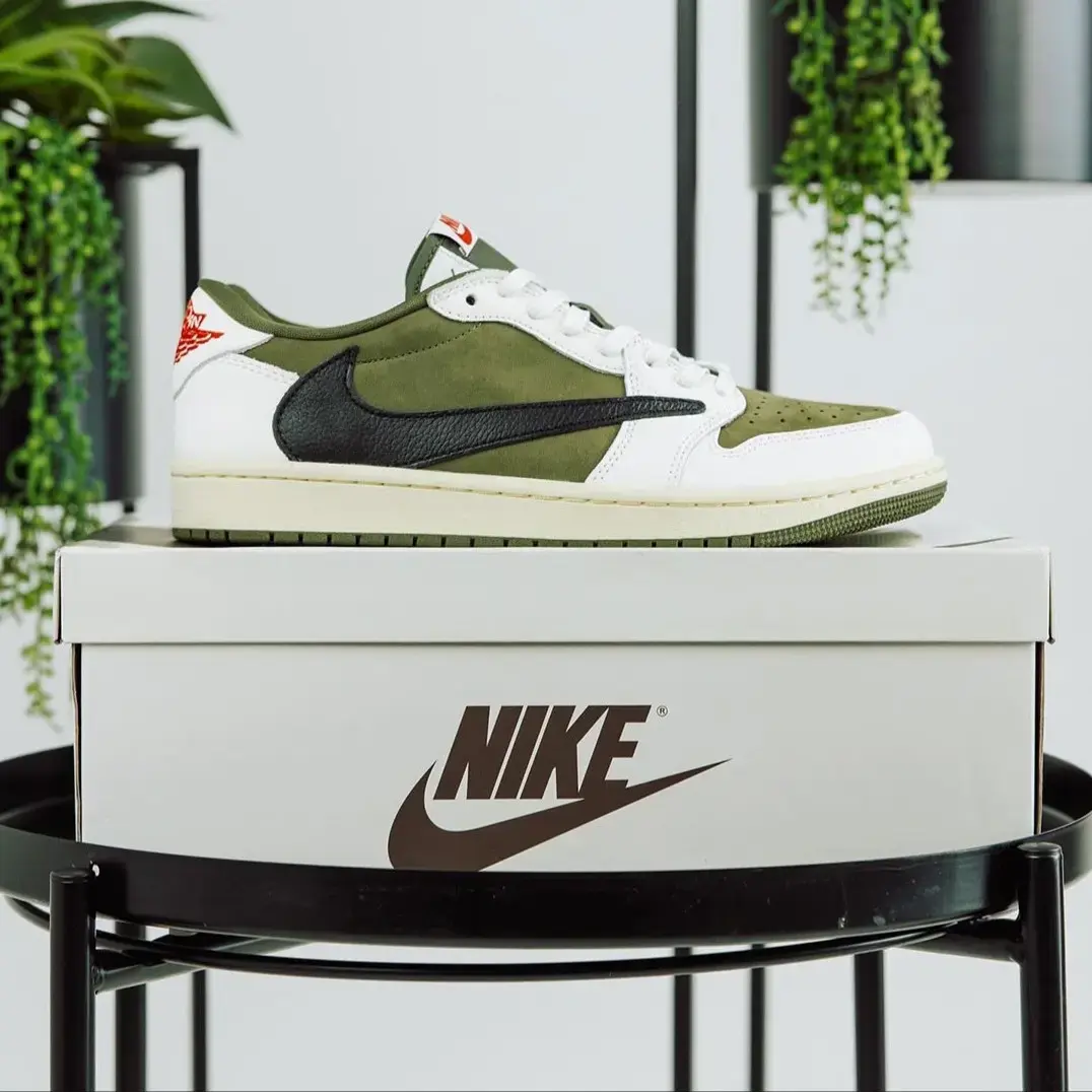Buy Nike Air Jordan 1 Low Travis Scott Olive (First Copy) online