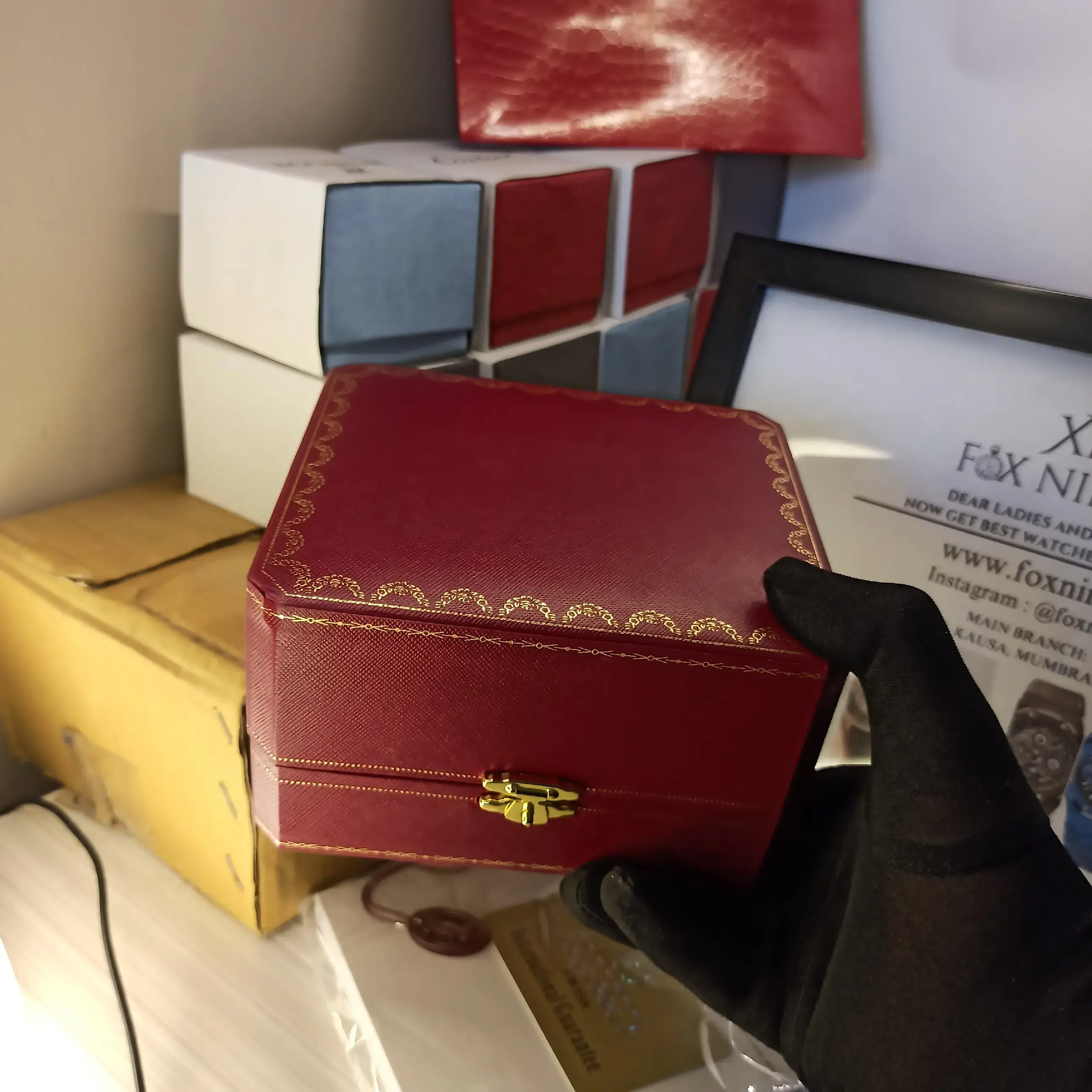 Buy Cartier Original box Kit online at best price | FOX NINETY WATCHES
