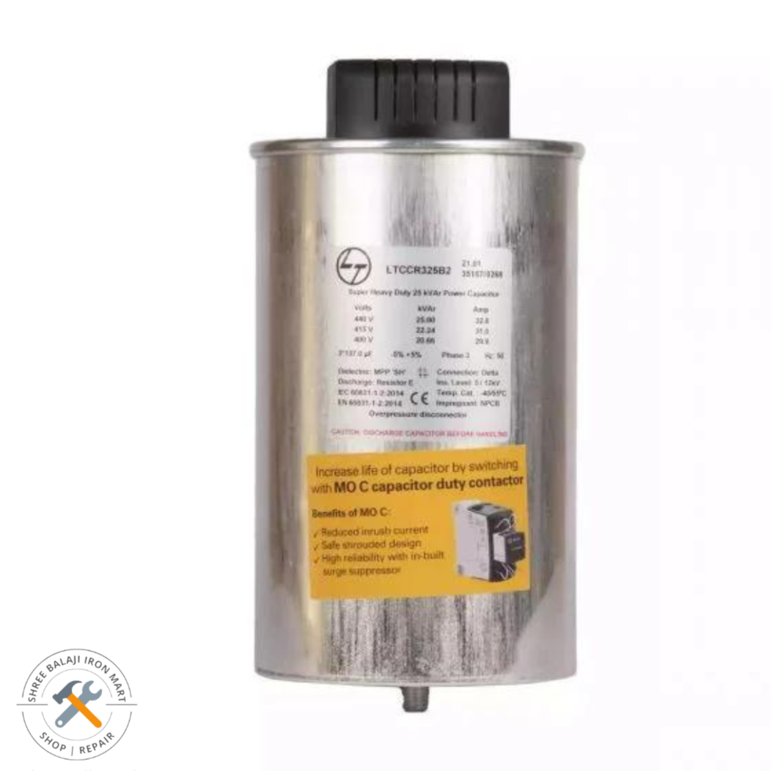 Buy L&T Super Heavy Duty Cylindrical Capacitor 3 kVAr 440 VAC