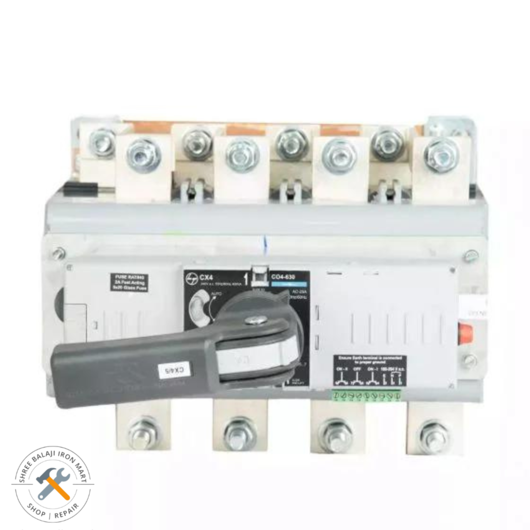 L&T C-Line Motorised Changeover Switch 400A 4 Pole Open Execution