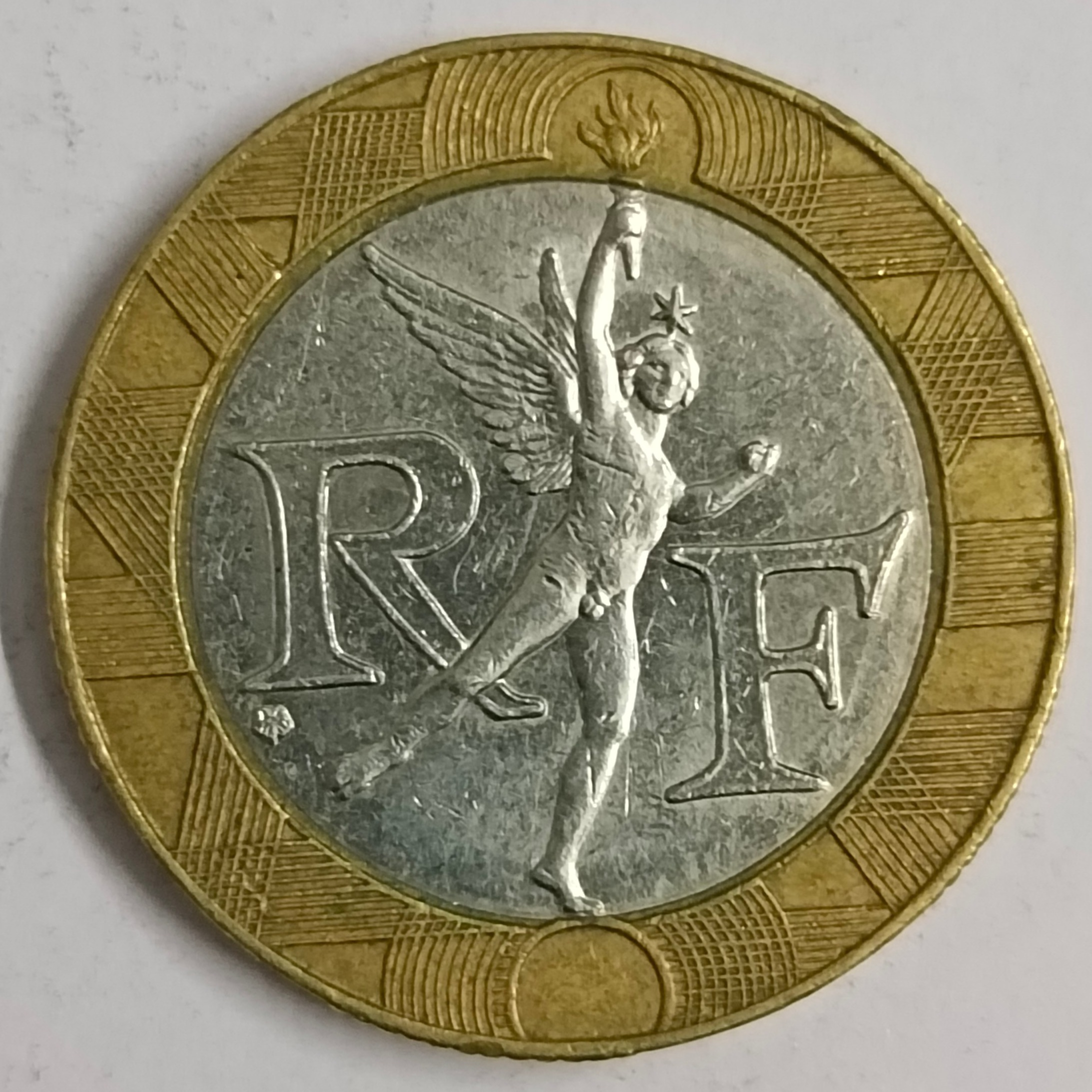 Buy France 10 Francs 1991 bimetallic world coin online at best