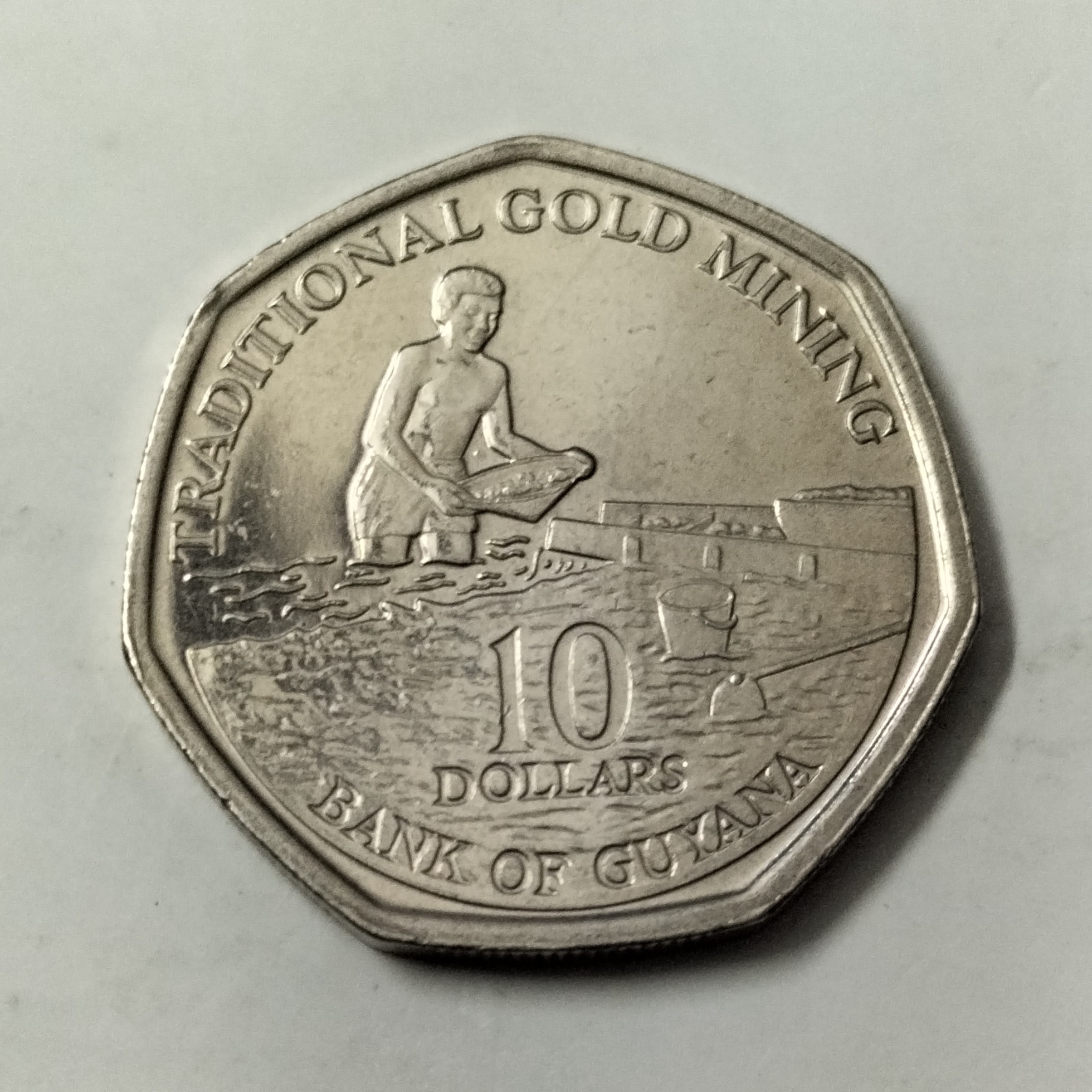 Buy Guyana 10 Dollars 2009 UNC rare coin online at best price