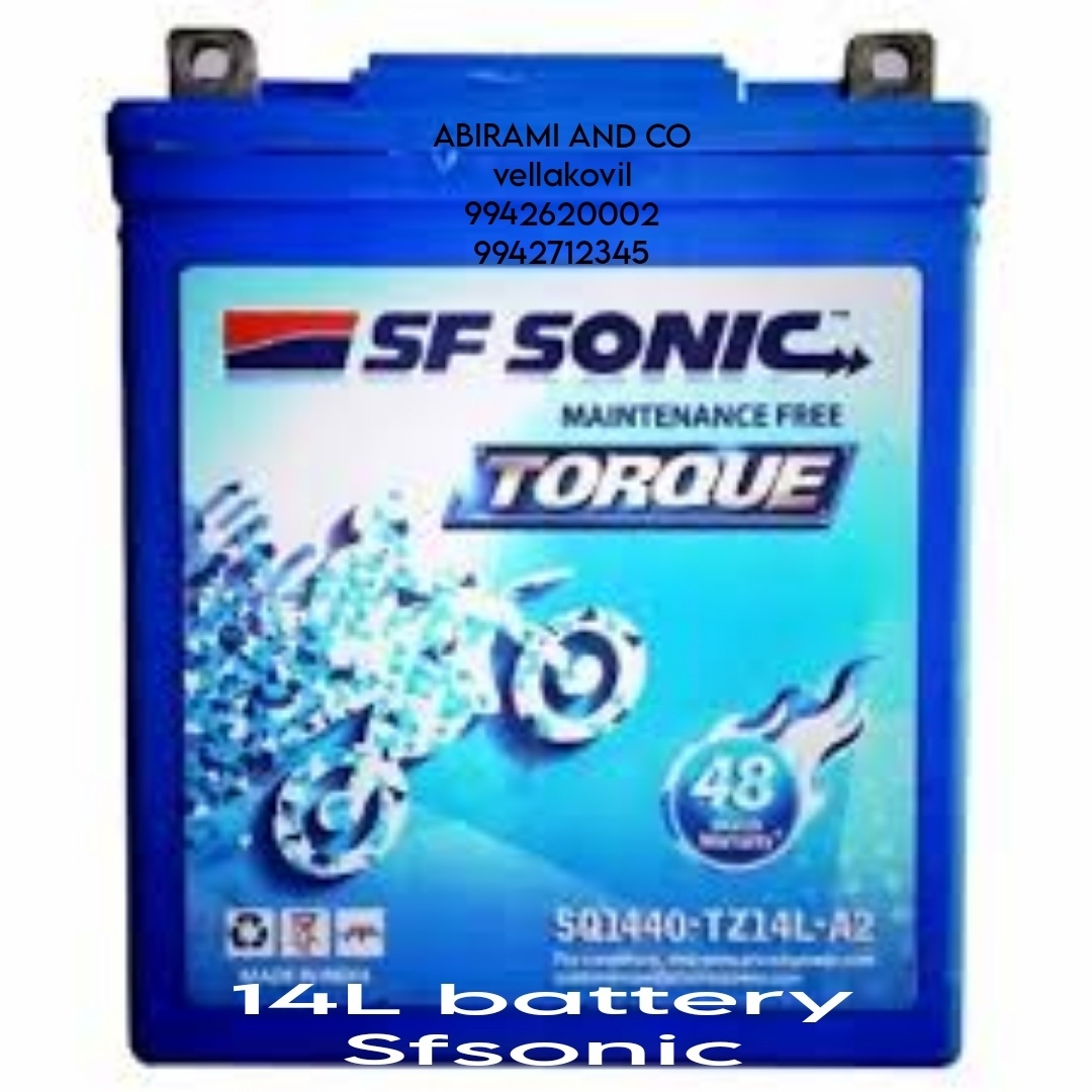 Sf Sonic Bike Battery 5lb Buy 14L Battery Sfsonic Online At Best
