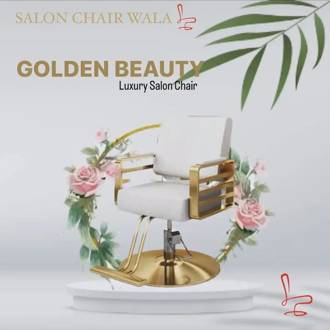 GOLDEN BEAUTY LUXURY SALON CHAIR