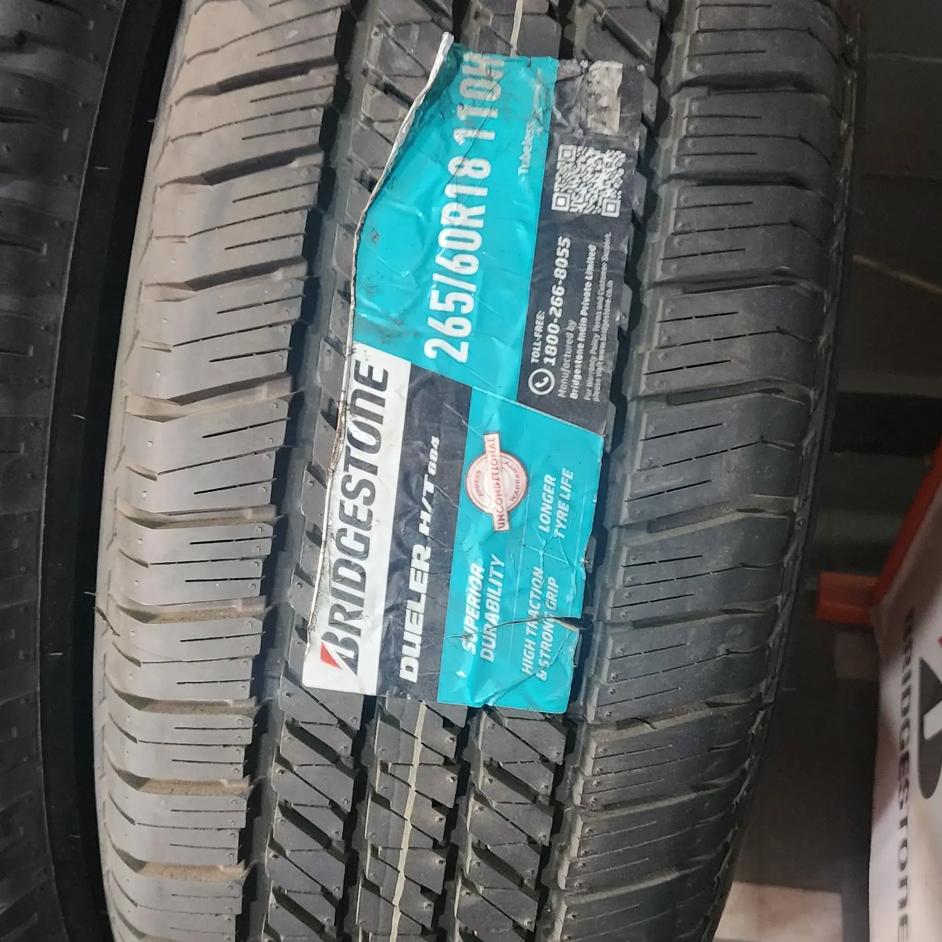 Buy 265/60R18 BRIDGESTONE DUELER H/T online at best price | AHUJA 