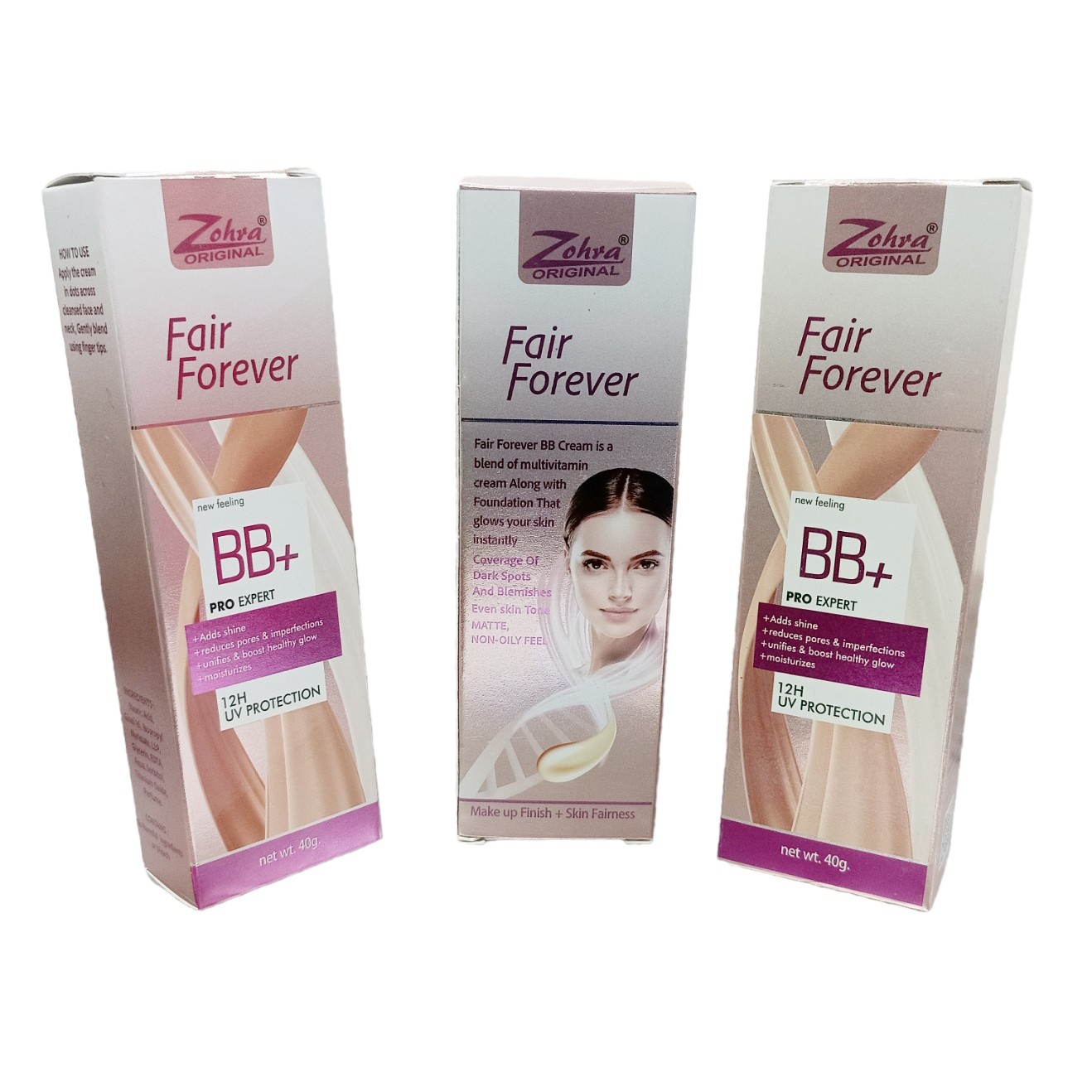Buy Zohra Fair Forever BB+ Pro EXPERT 40g 12 Piece PACK online at 