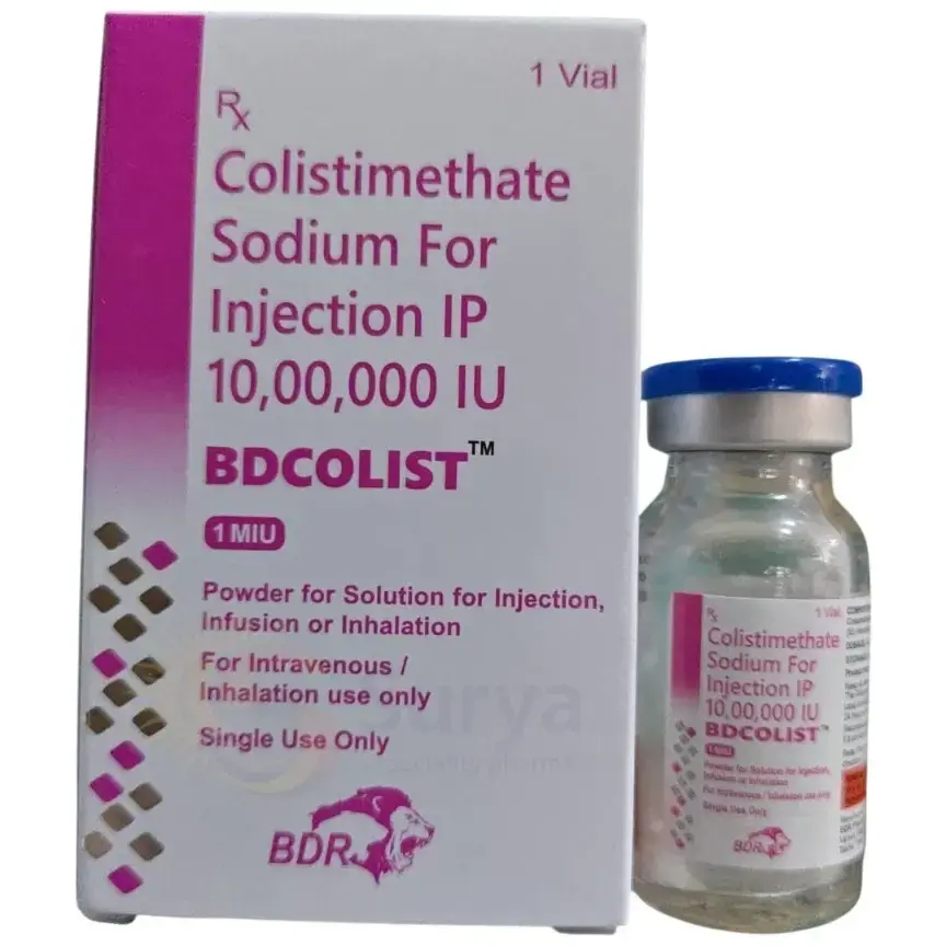 Buy BD Colist 1 MIU Injection -(Copy) online at best price | SURYA MEDS