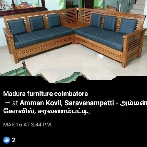 Order Kabali Corner Teak Wood Online From madura Furniture,coimbatore