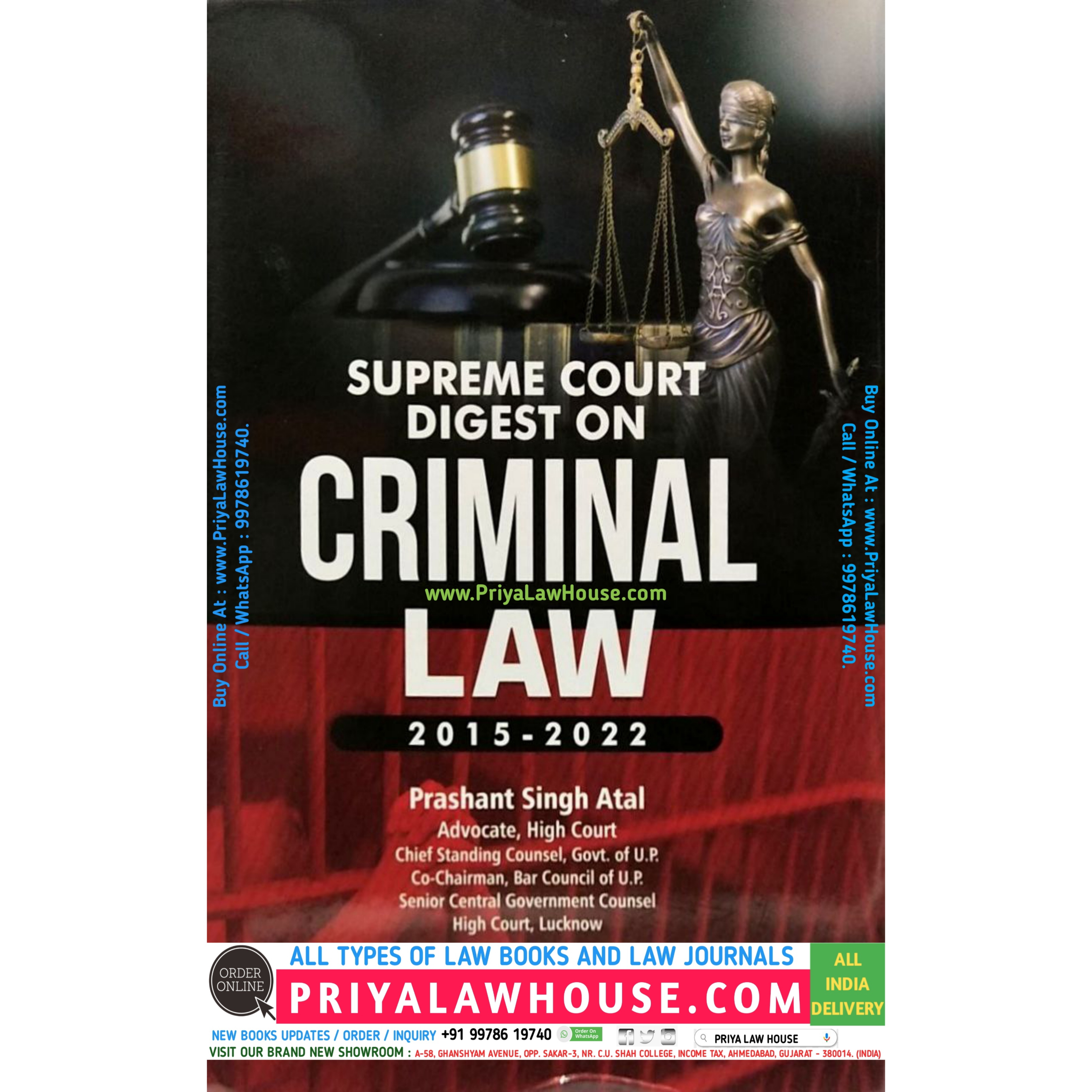 Buy Supreme Court Digest On Criminal Law (2015-2022) Prashant